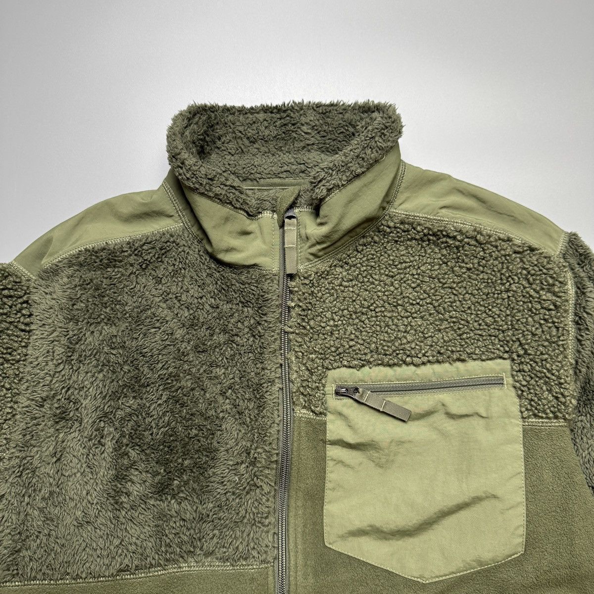 Engineered Garments × Uniqlo Uniqlo x Engineered Garments - Fleece Army Green Jacket Size US M / EU 48-50 / 2 - 7 Thumbnail