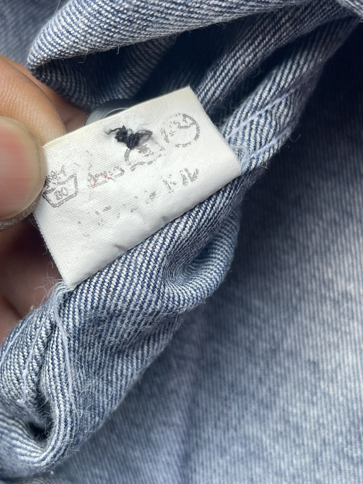 Japanese Brand × Vintage Vintage Flandre Denim Shirt Size US M / EU 48-50 / 2 - 14 Thumbnail