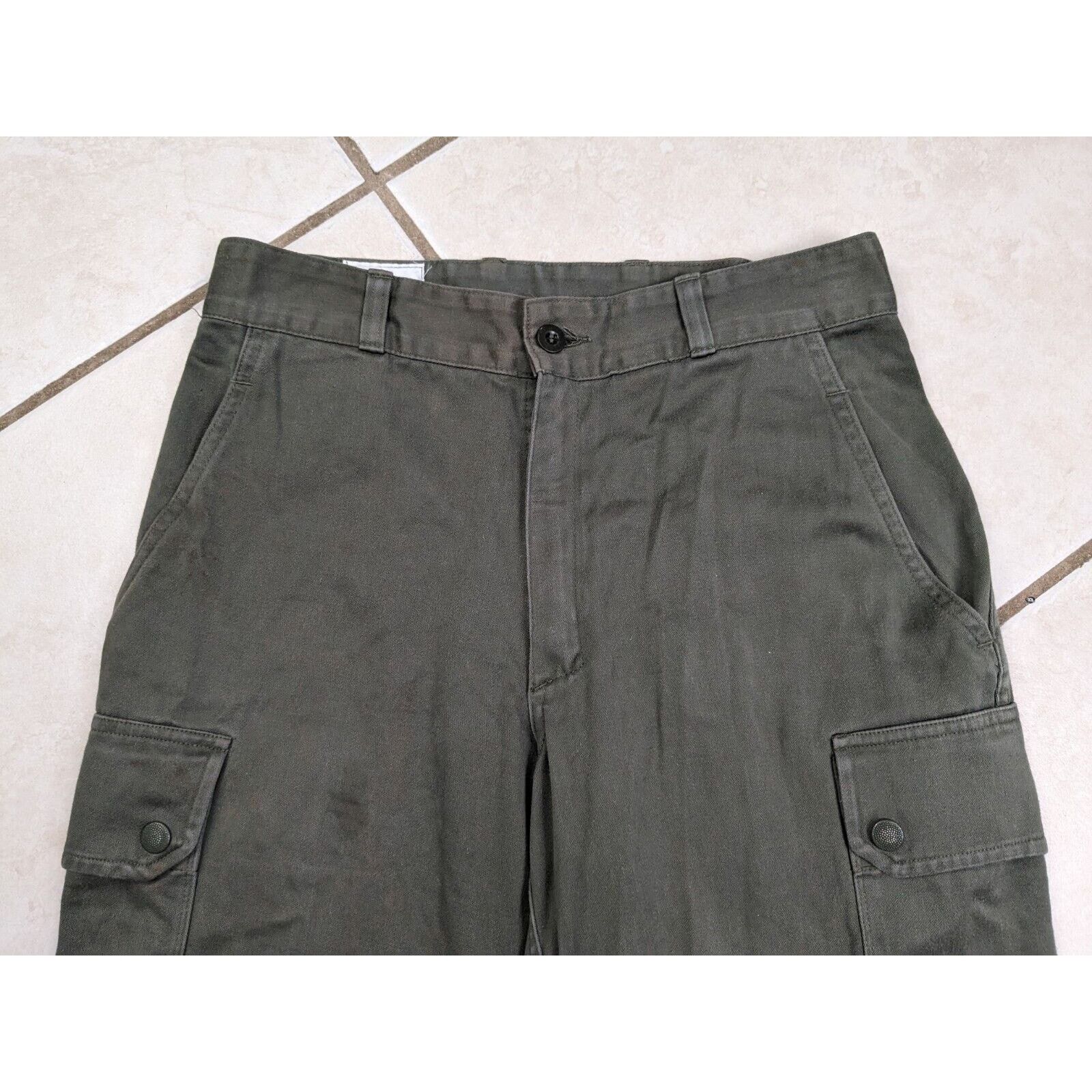 Other Vtg 1987 CSV Cerizay HBT French Military Cargo Capri Pants Size 30" / US 8 / IT 44 - 2 Thumbnail