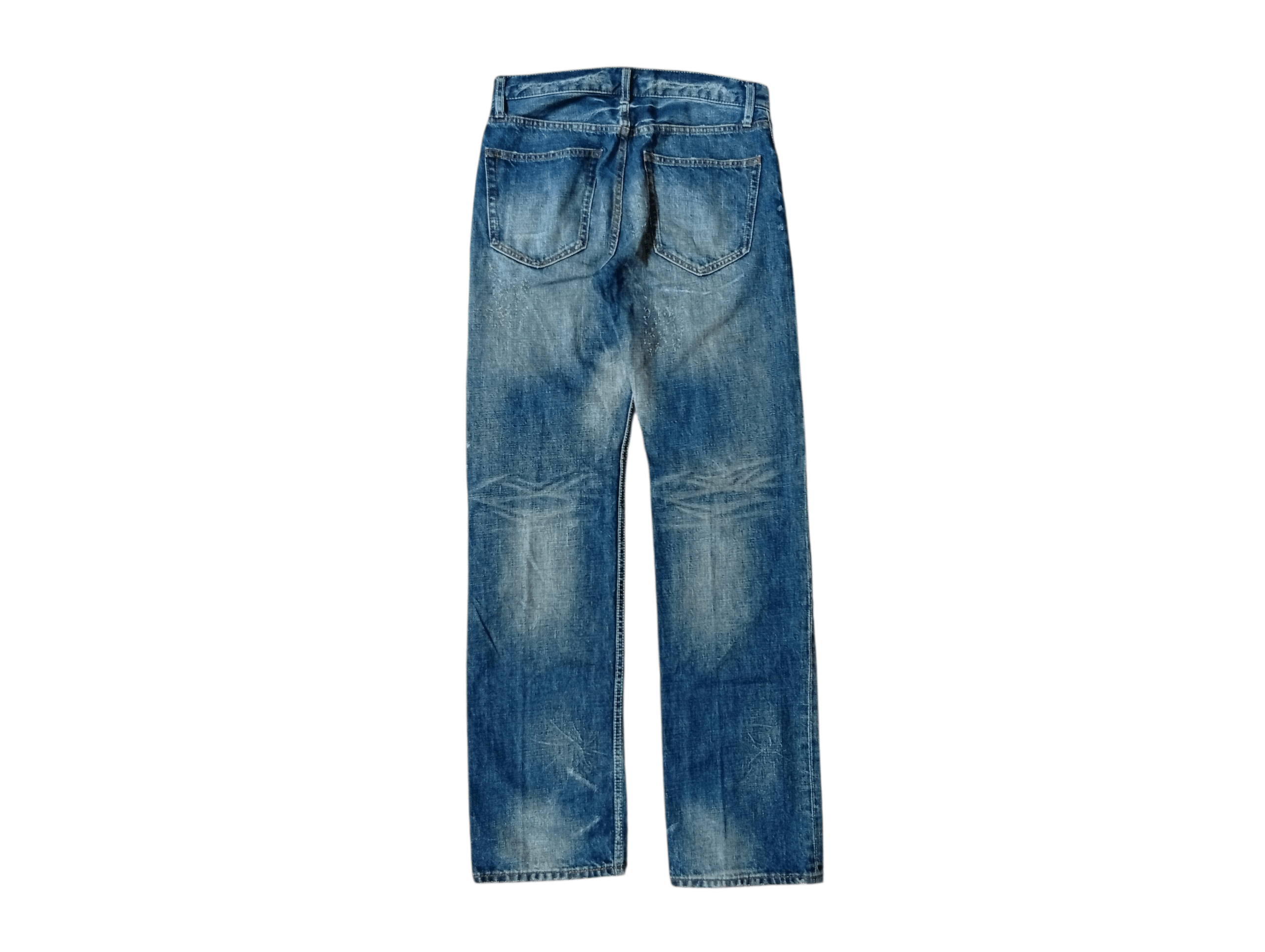 Japanese Brand Takeo Kikuchi distressed patchwork jeans Size US 30 / EU 46 - 6 Thumbnail