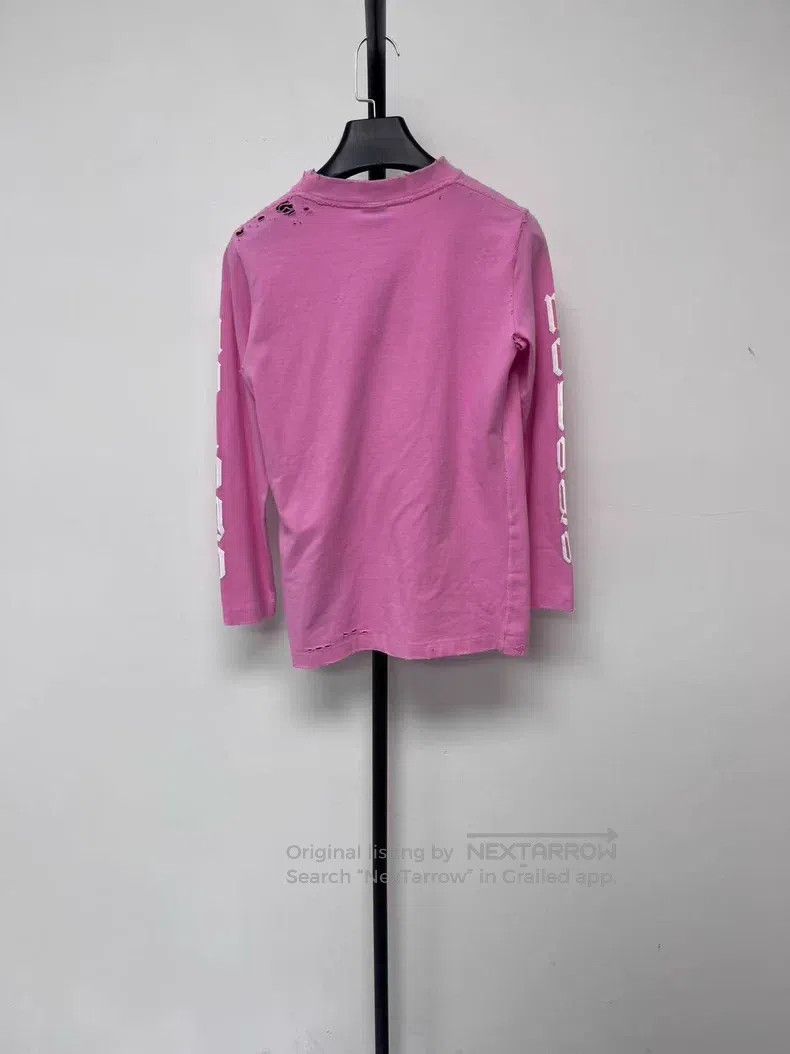 Balenciaga Balenciaga Logo Letter Printed Casual Long Sleeve T-Shirt Size US S / EU 44-46 / 1 - 2 Thumbnail