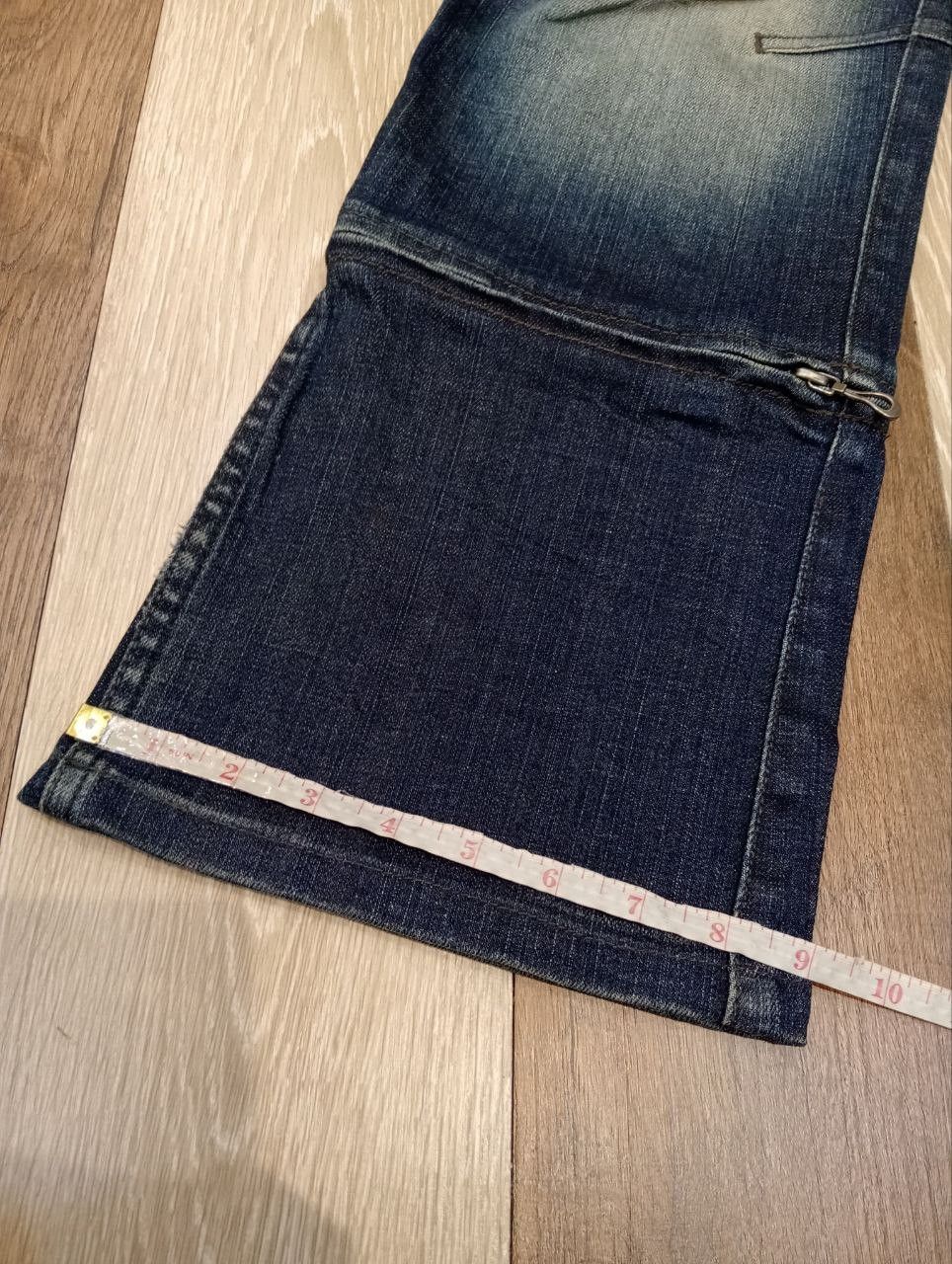 Nicole Club NICOLE CLUB FOR MEN JAPAN 3D DENIM WITH UNIQUE ZIPPER PANTS Size US 33 - 15 Thumbnail