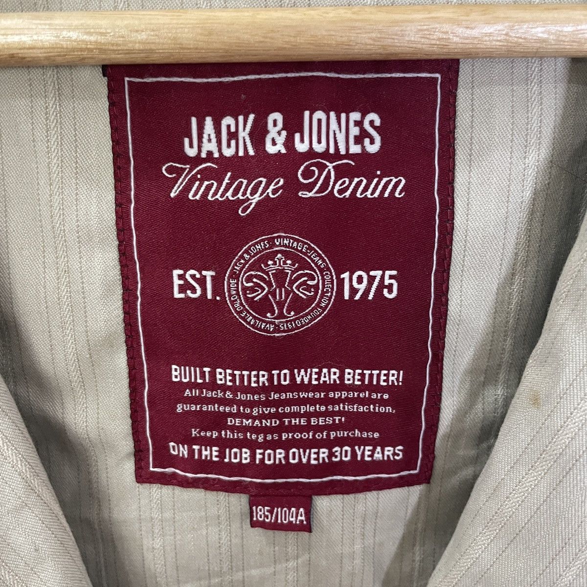 Jack & Jones Vintage Jack & Jones Spell Out Logo Jacket Size US M / EU 48-50 / 2 - 5 Thumbnail