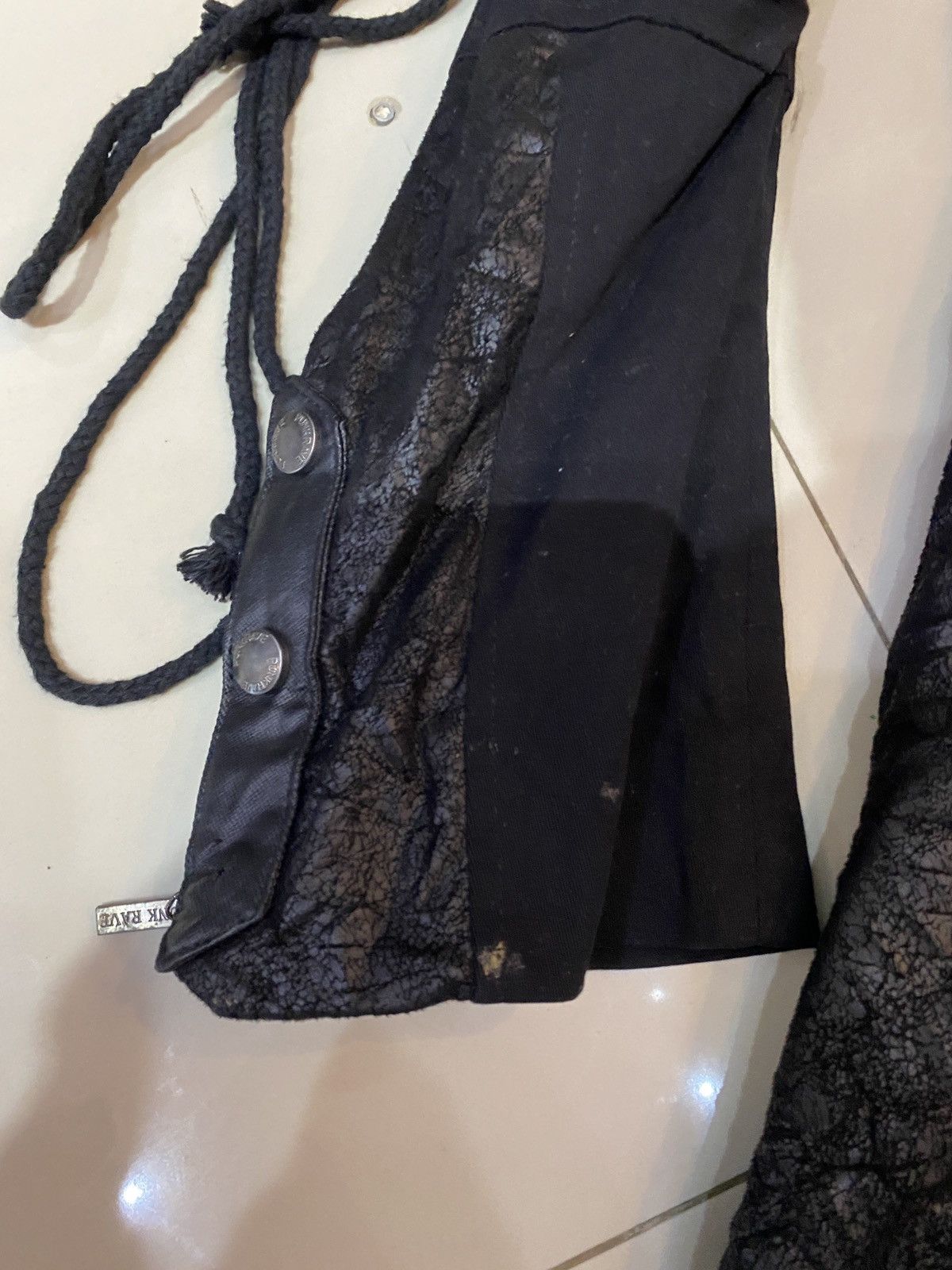 If Six Was Nine Japanese Rave Bondage Faux Leather Coat Ghotic Punk Style Size US M / EU 48-50 / 2 - 7 Thumbnail