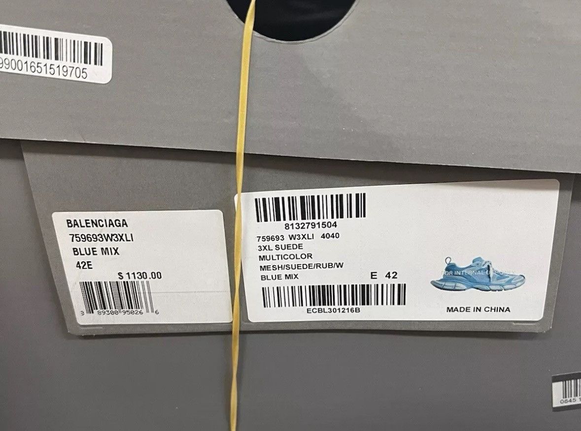 Balenciaga Balenciaga 3XL blue mix size 42 Size US 9 / EU 42 - 12 Thumbnail