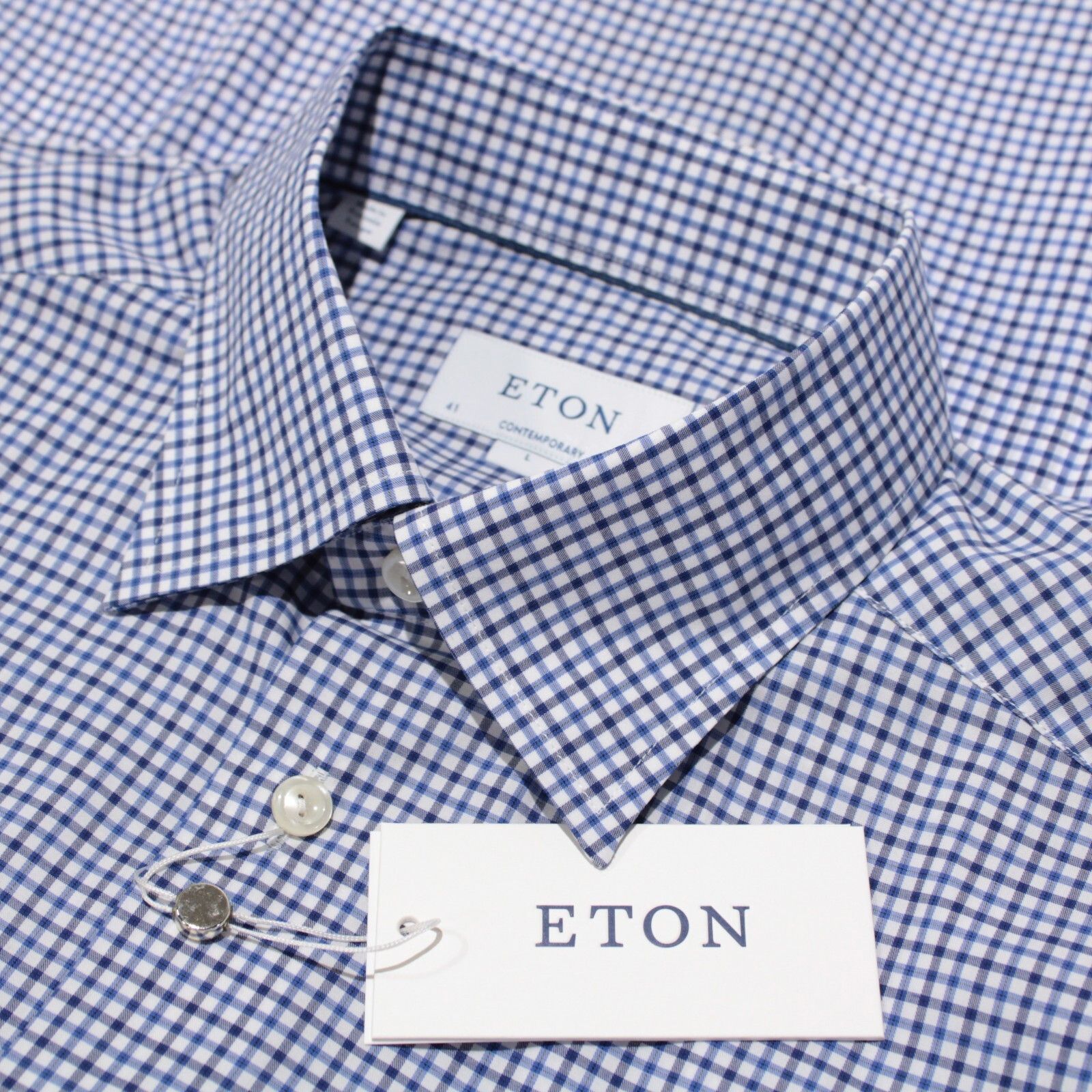 Eton Eton New with tags Shirt Size L US In Blue Size US L / EU 52-54 / 3 - 1 Thumbnail