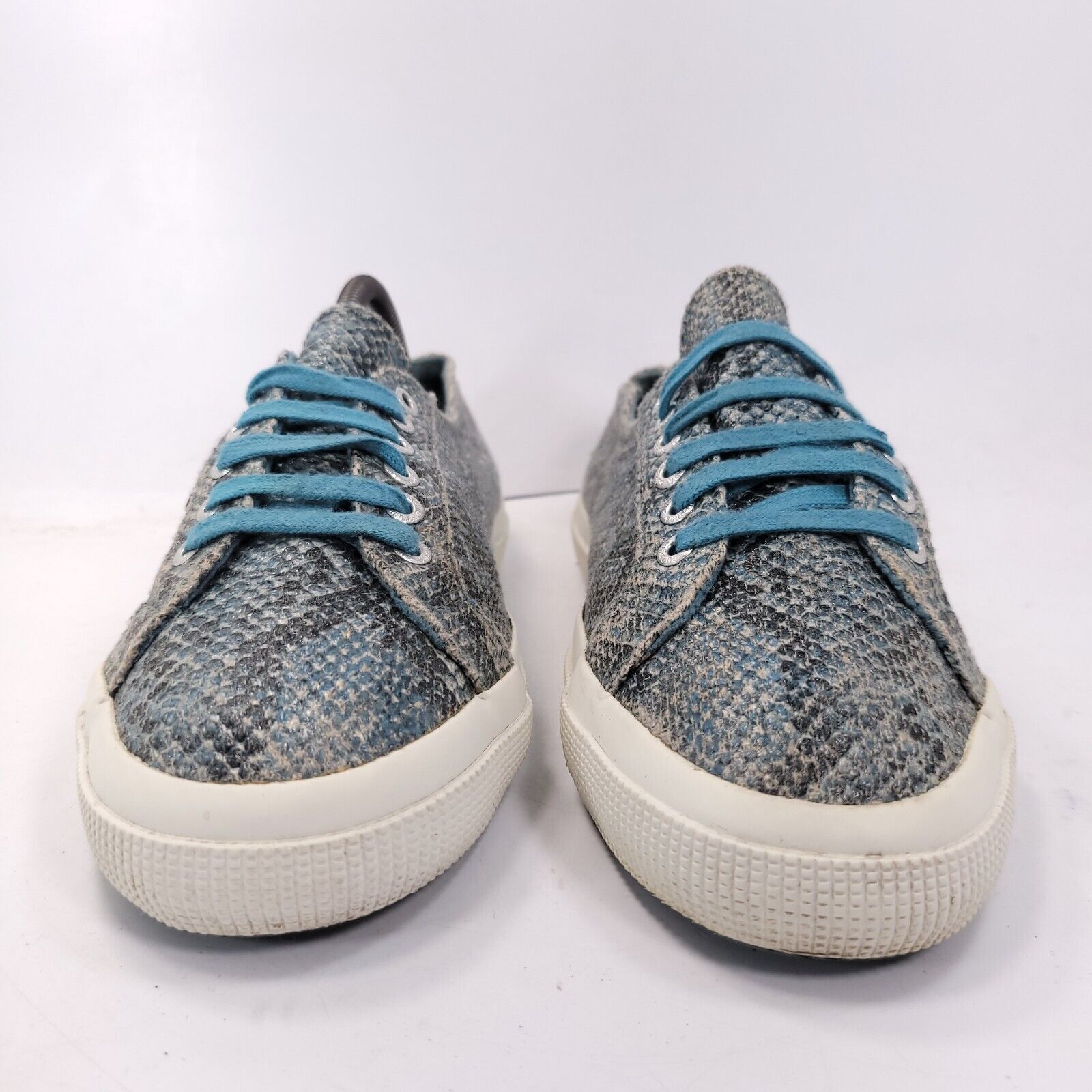 Superga Superga Sneaker Shoes Womens Size 10.5 41 Gray Snake Skin Size US 10.5 / IT 40.5 - 2 Thumbnail