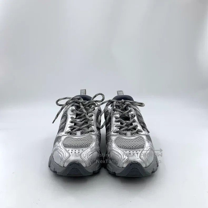 Dior Dior Silver CD logo lasing casual flat sneakers Size US 8 / IT 38 - 3 Thumbnail