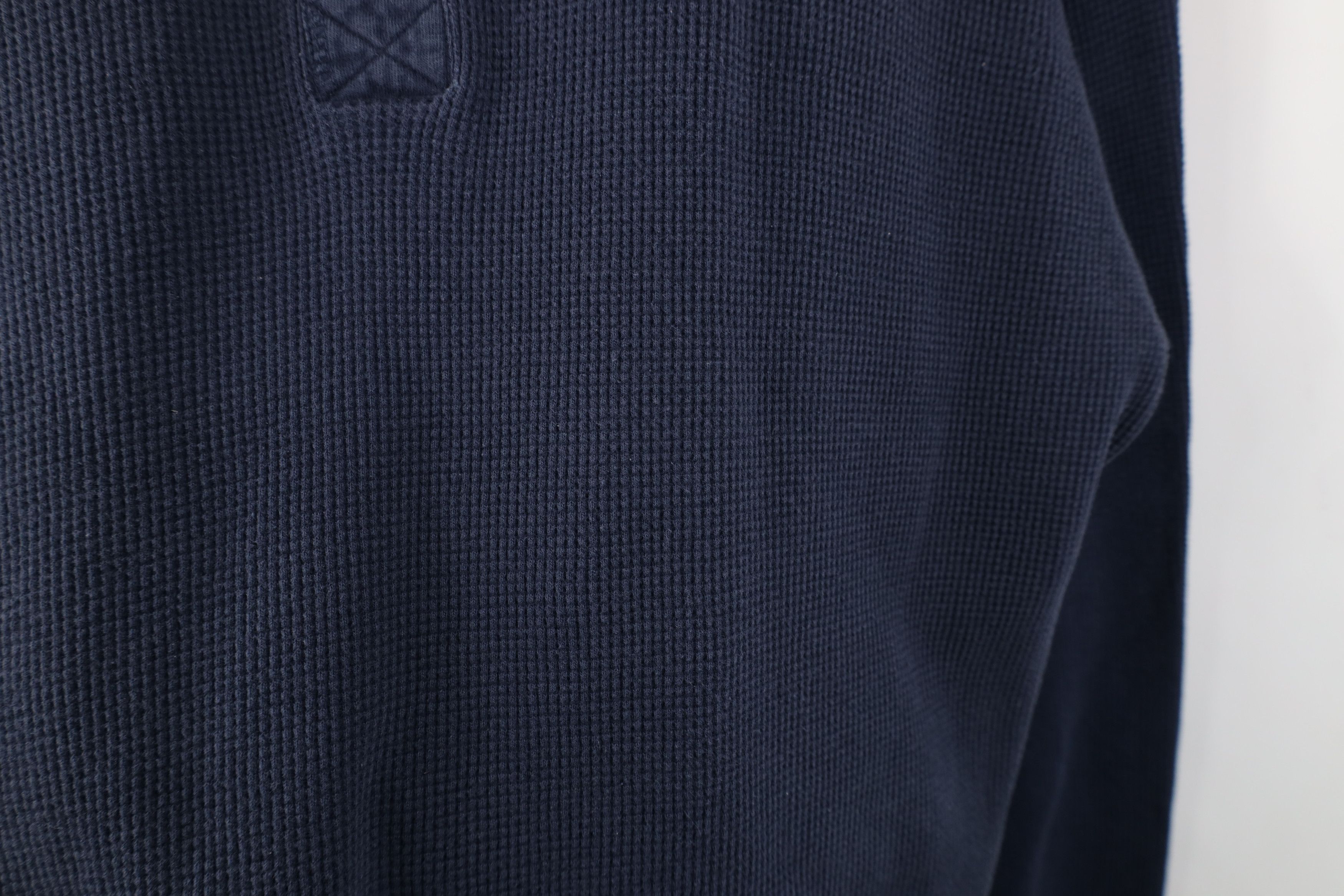 Vintage Vintage 90s Streetwear Knit Long Sleeve Henley T-Shirt Size US XL / EU 56 / 4 - 7 Thumbnail