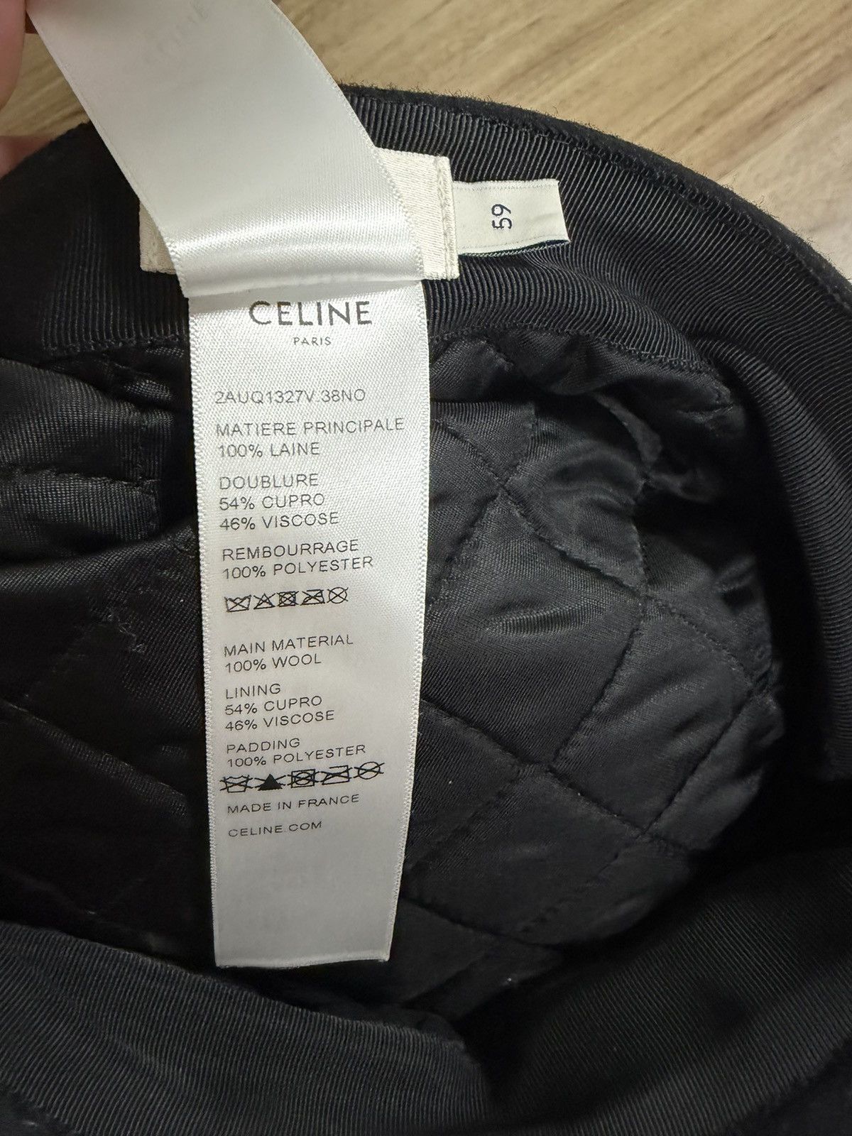Celine Celine 23FW wiltern navy sailor cap sz59 Size ONE SIZE - 11 Thumbnail
