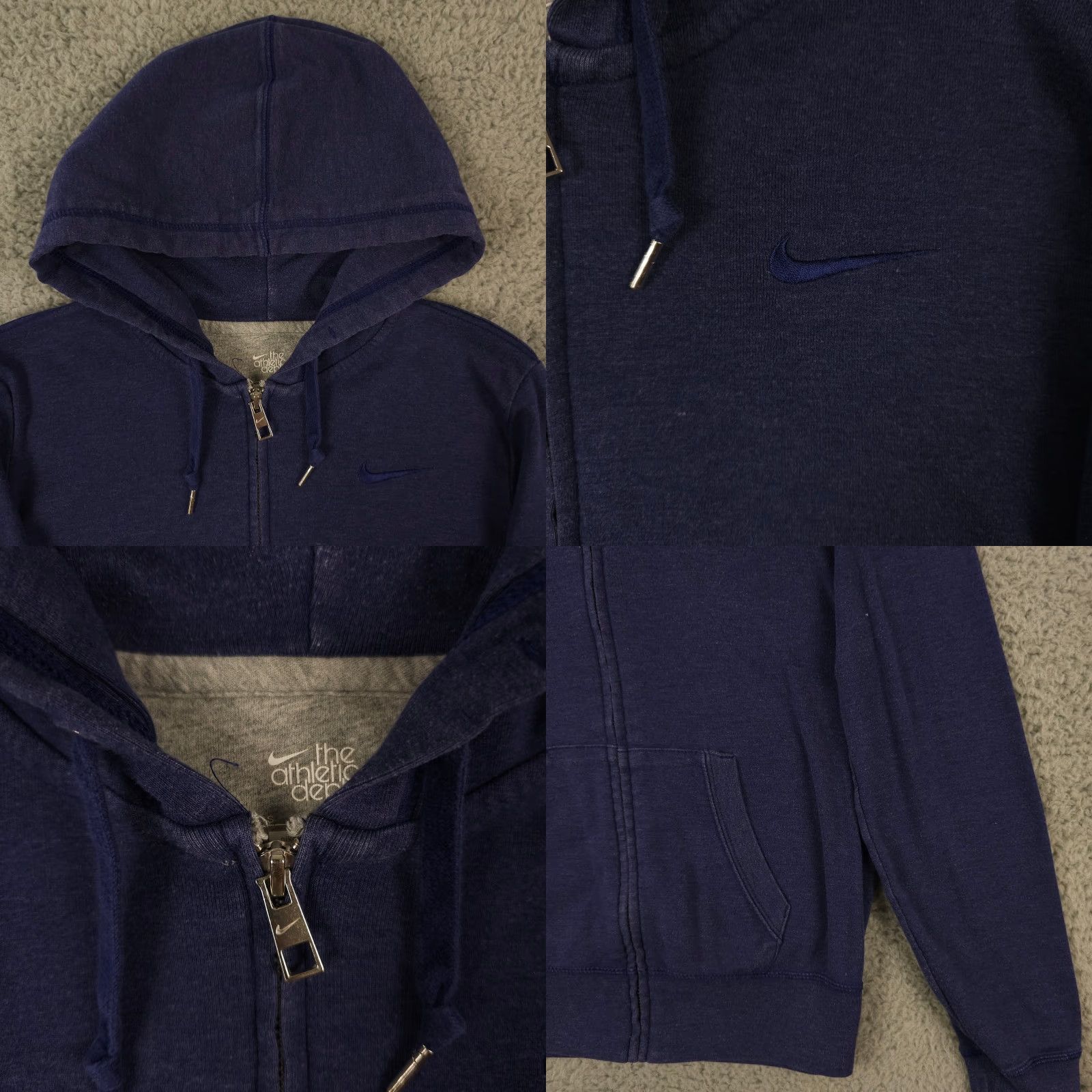 Nike Nike Hoodie Womens Small Blue The Athletic Dept Full Zip Hooded Jacket Slim Fit Size S / US 4 / IT 40 - 8 Thumbnail