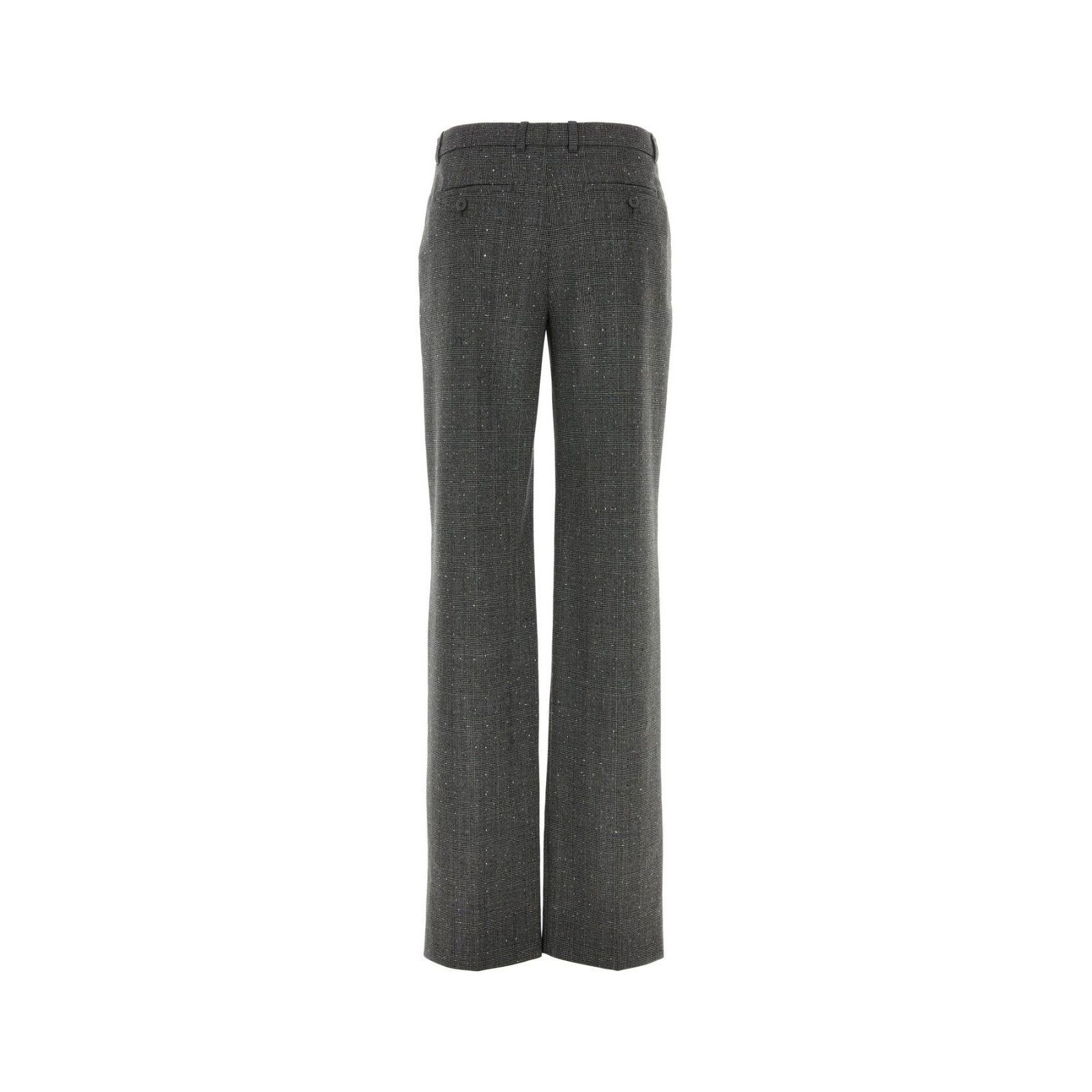 Alexander McQueen ALEXANDER MCQUEEN Grey Embroidered Wool Pant New & Authentic Size 27" / US 4 / IT 40 - 2 Thumbnail