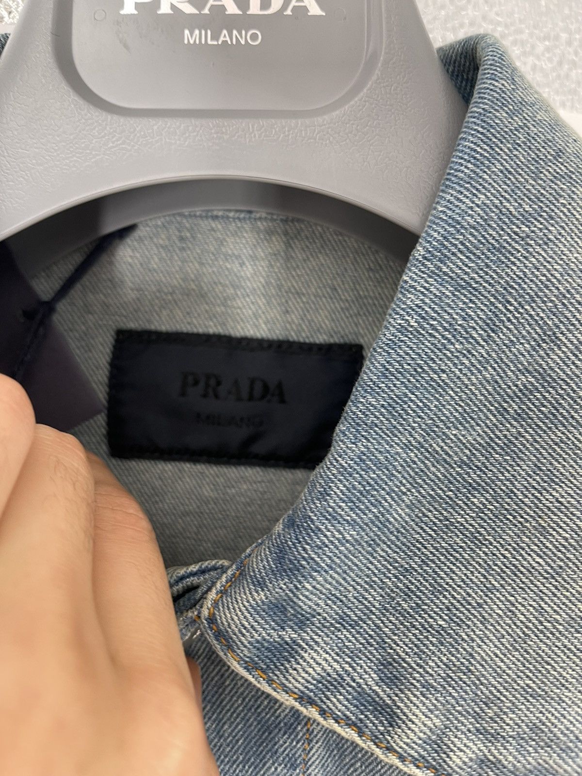 Prada Prada Denim Jacket Size M Size US M / EU 48-50 / 2 - 7 Thumbnail