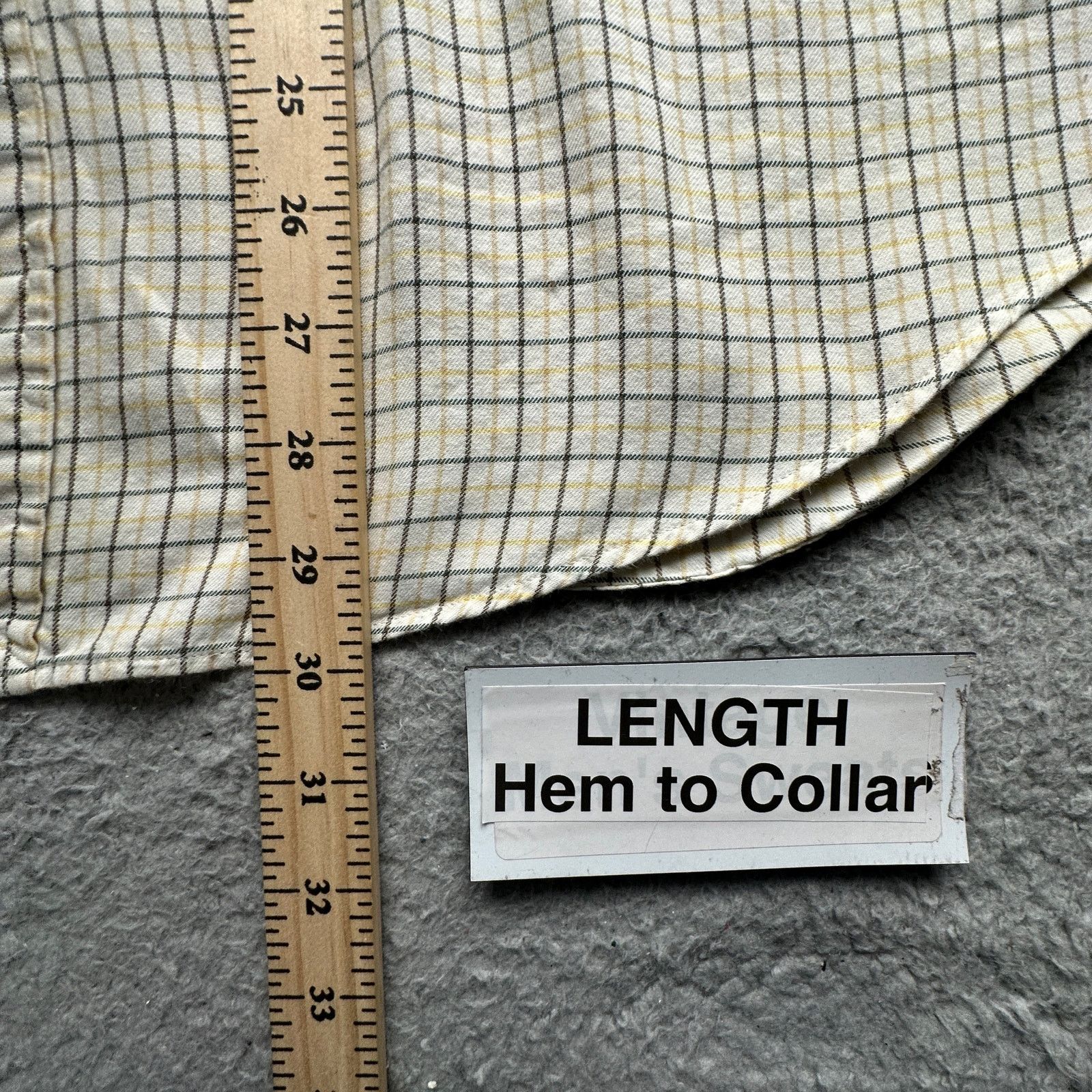 Ralph Lauren Ralph Lauren Classic Fit Windowpane Plaid Shirt Mens XL Size US XL / EU 56 / 4 - 5 Thumbnail