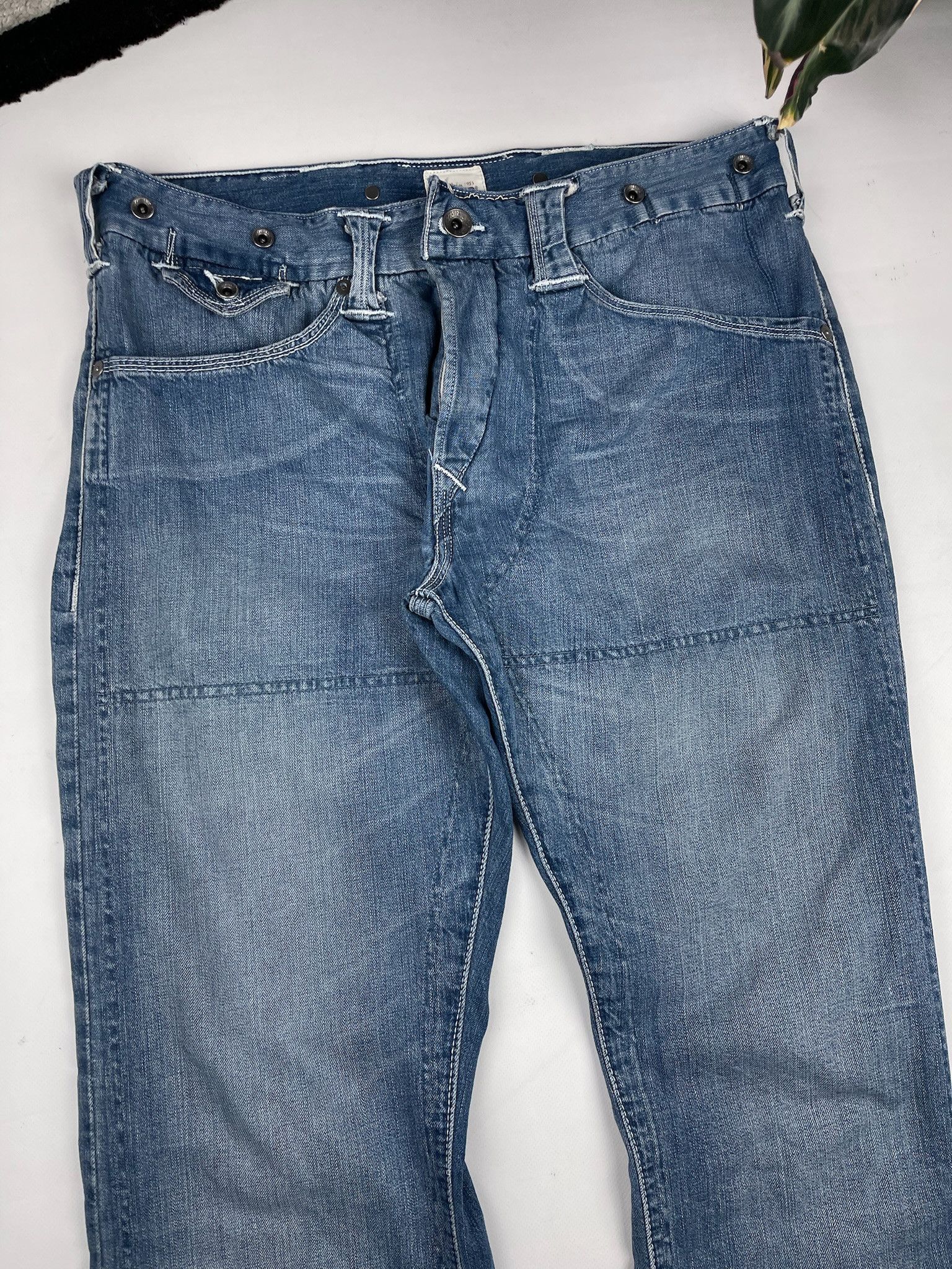 Levi's Vintage Levi’s engineer jeans denim actual size 36 Size US 36 / EU 52 - 2 Thumbnail