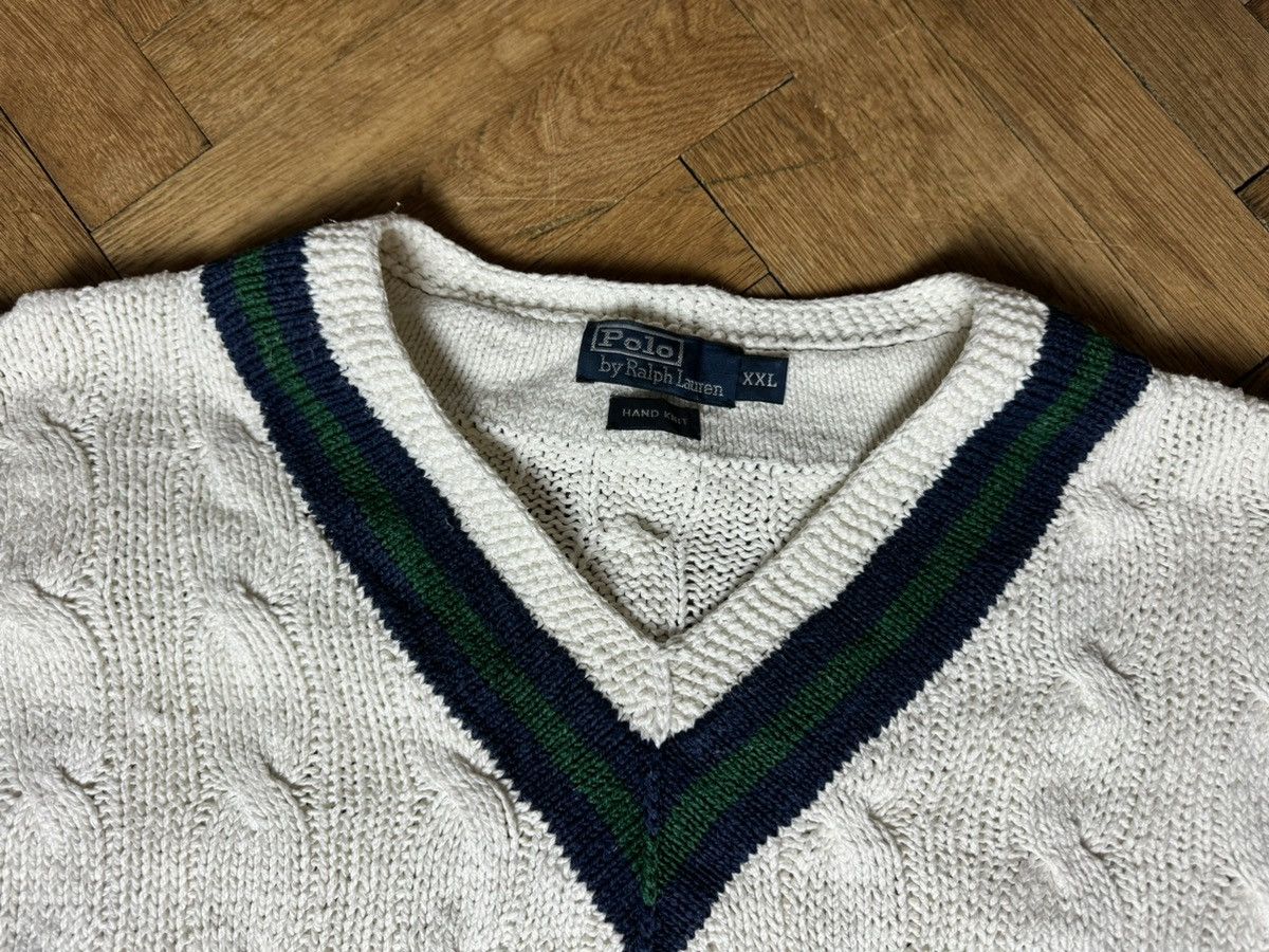 Polo Ralph Lauren Vintage Polo Ralph Lauren Cricket Cable Knit Sweater XXL Size US XXL / EU 58 / 5 - 4 Thumbnail