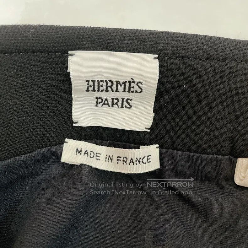 Hermes Hermes Black skirt Size 25" / US 0 / IT 36 - 5 Thumbnail