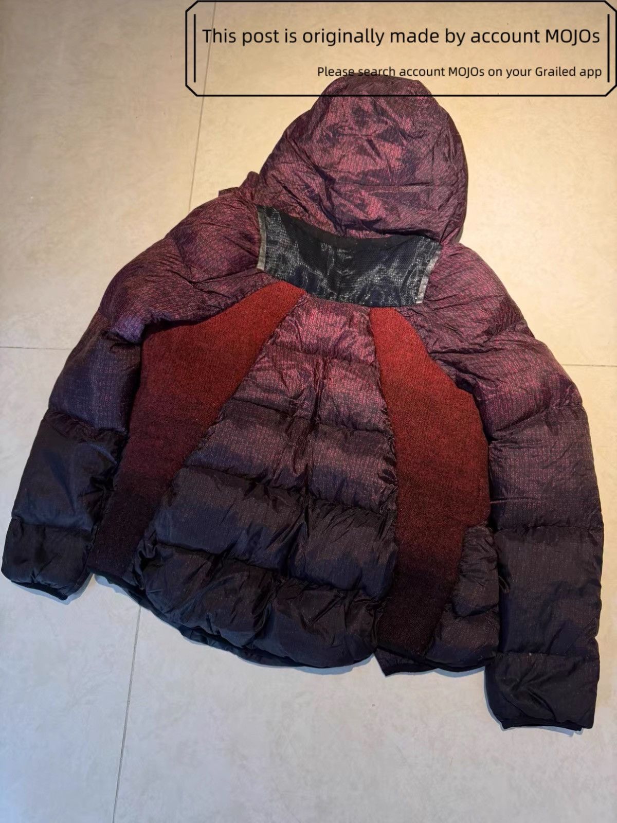 Undercover Sz 1 Undercover Pattern Laser Red Puffer Jacket mojos4718 Size US S / EU 44-46 / 1 - 5 Thumbnail