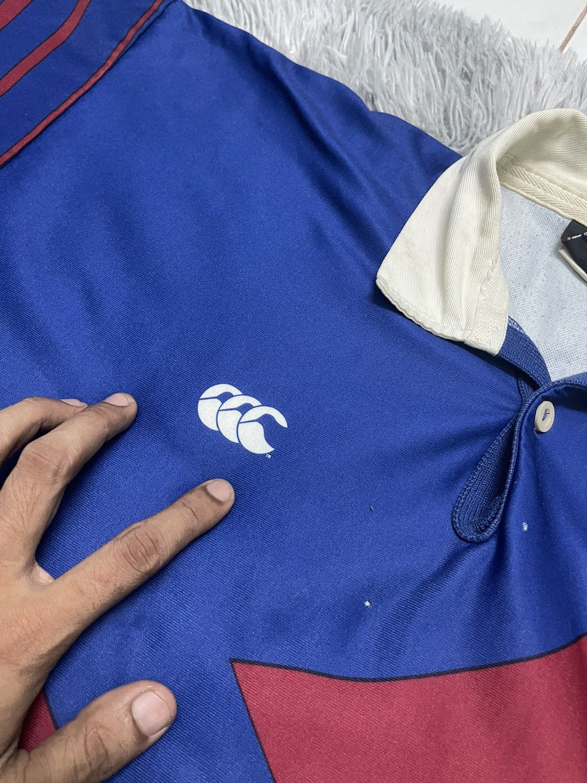 Canterbury of New Zealand 1998 CANTERBURY OF NEW ZEALAND CLARE FARRELL SENIOR JERSEY Size US L / EU 52-54 / 3 - 8 Thumbnail