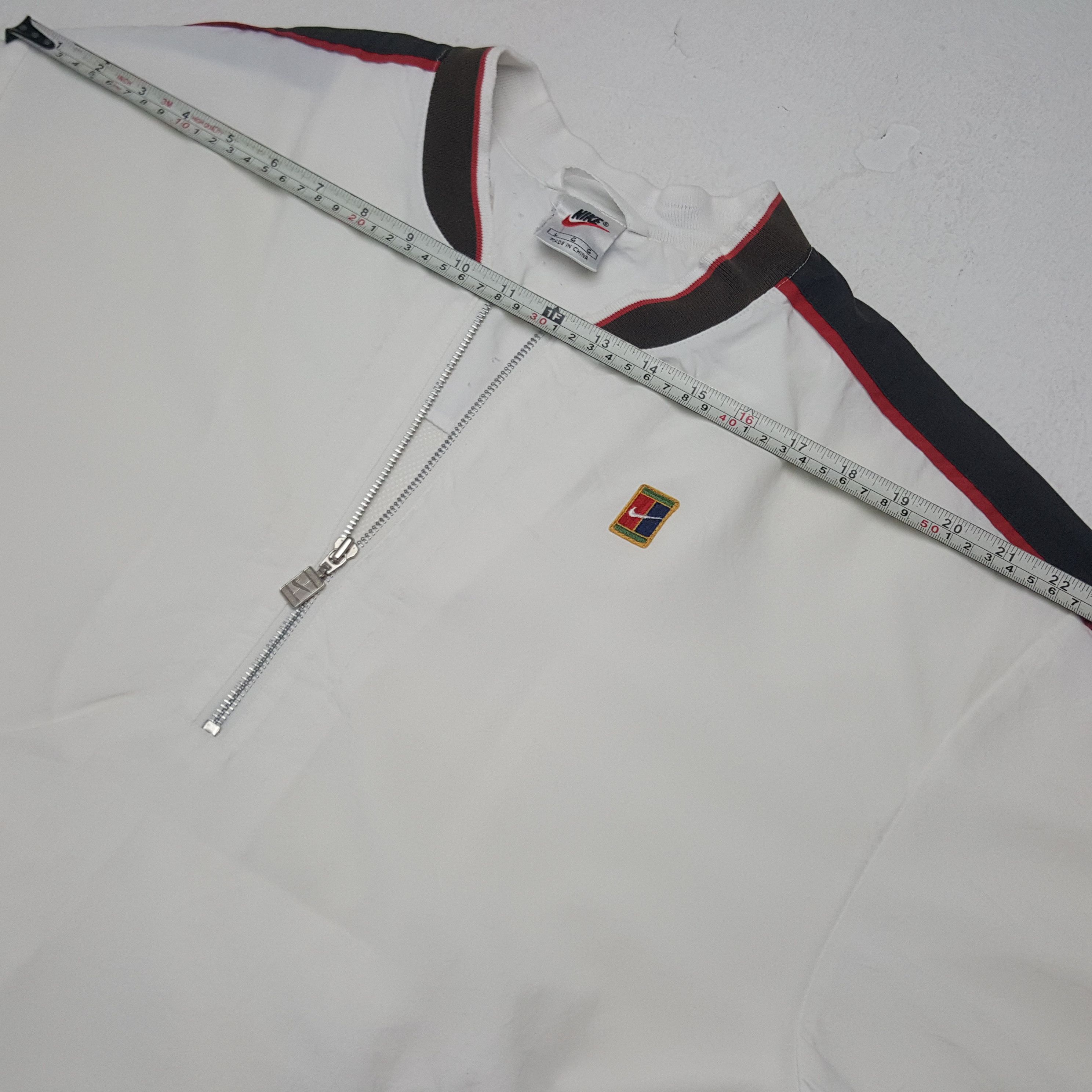 Nike × Vintage Vintage Nike Court American Sport Windbreaker Sweatshirt Size US L / EU 52-54 / 3 - 5 Thumbnail