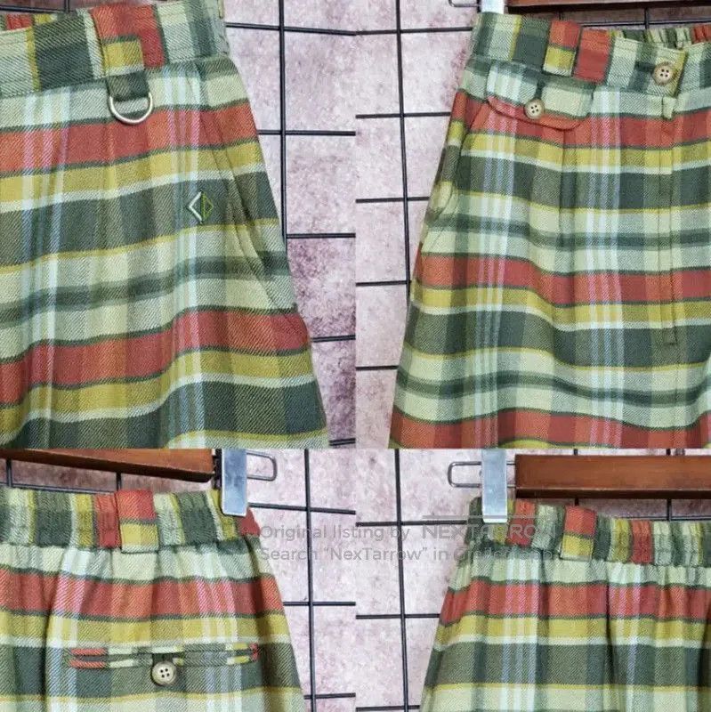Dior Dior Green Wool Embroidered A-Line Skirt . Size 28" / US 6 / IT 42 - 3 Thumbnail