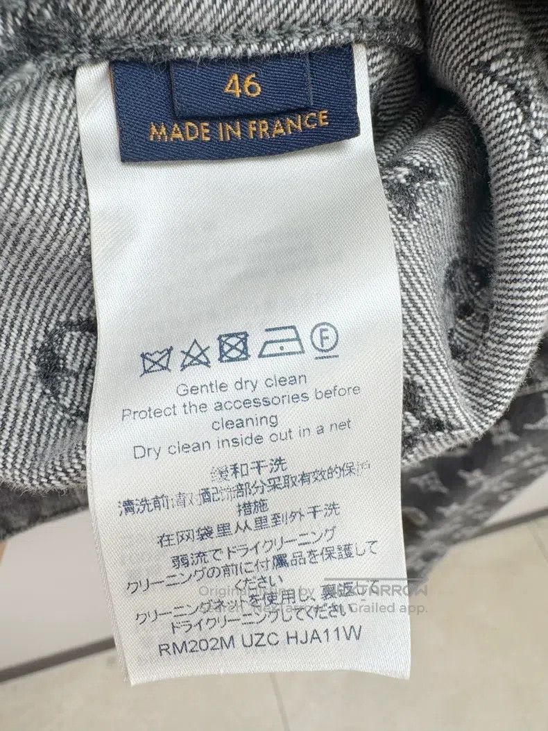 Louis Vuitton Louis Vuitton Full Logo Denim Jacket Size US S / EU 44-46 / 1 - 6 Thumbnail