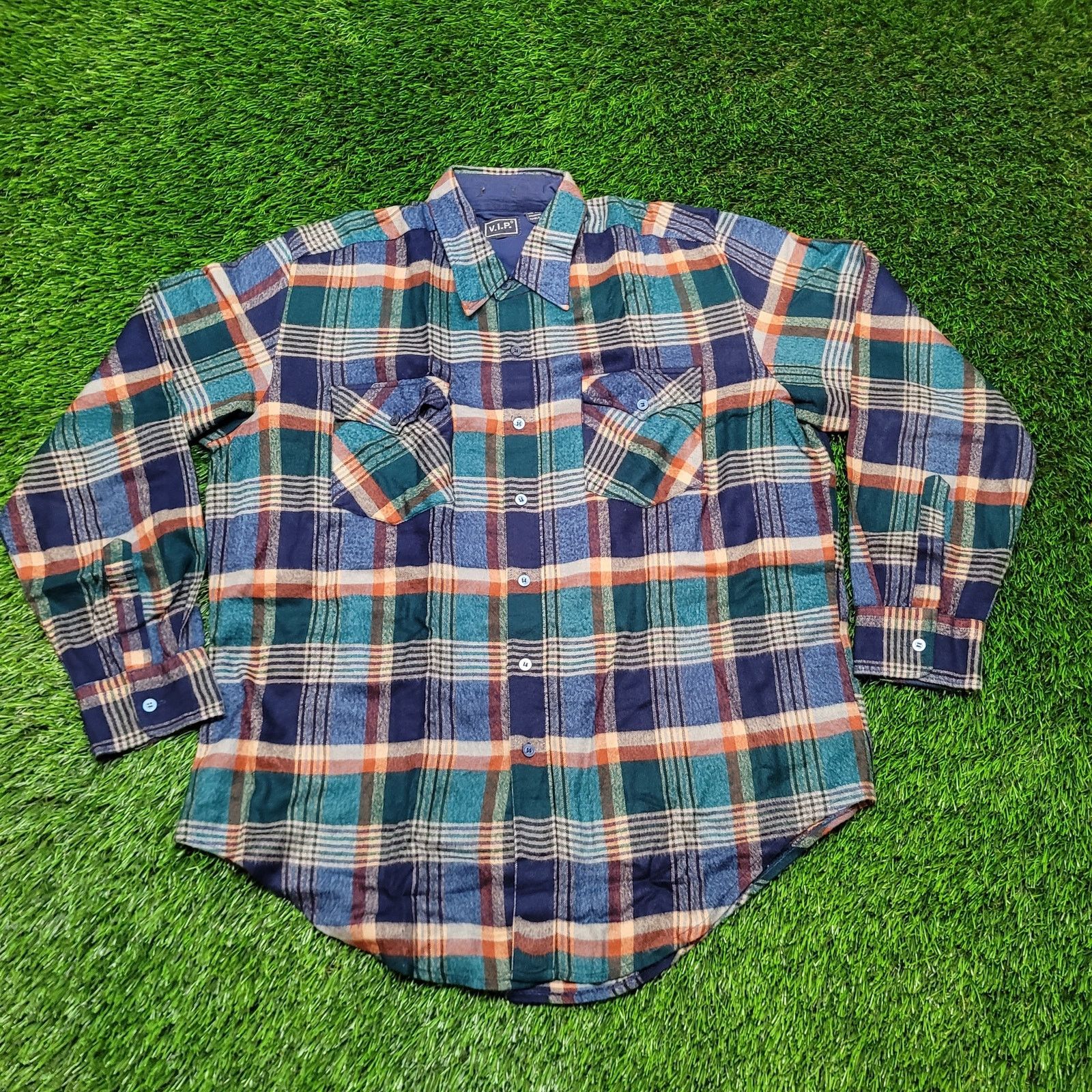 Other VTG 90s Grunge Plaid Flannel Shirt Mens 2XL Baggy Oversized Size US XXL / EU 58 / 5 - 1 Thumbnail