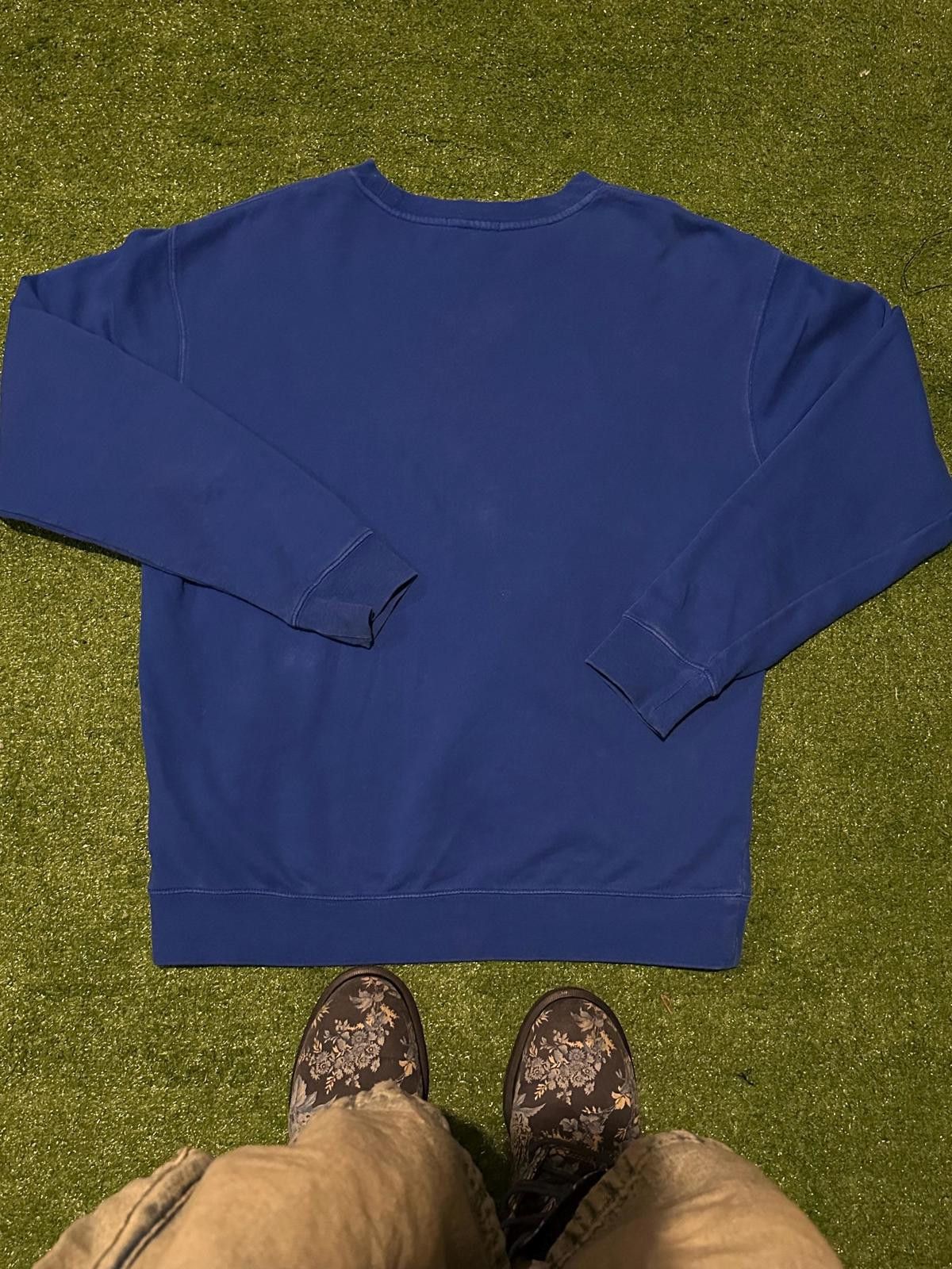 Obey Obey Blue Graphic Sweatshirt Size ONE SIZE - 4 Thumbnail