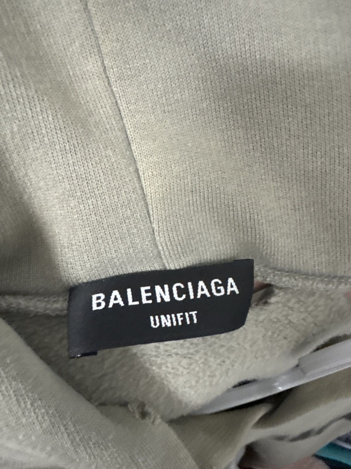 Balenciaga Balenciaga Blurry Logo Oversized Distressed Hoodie Size US M / EU 48-50 / 2 - 4 Thumbnail