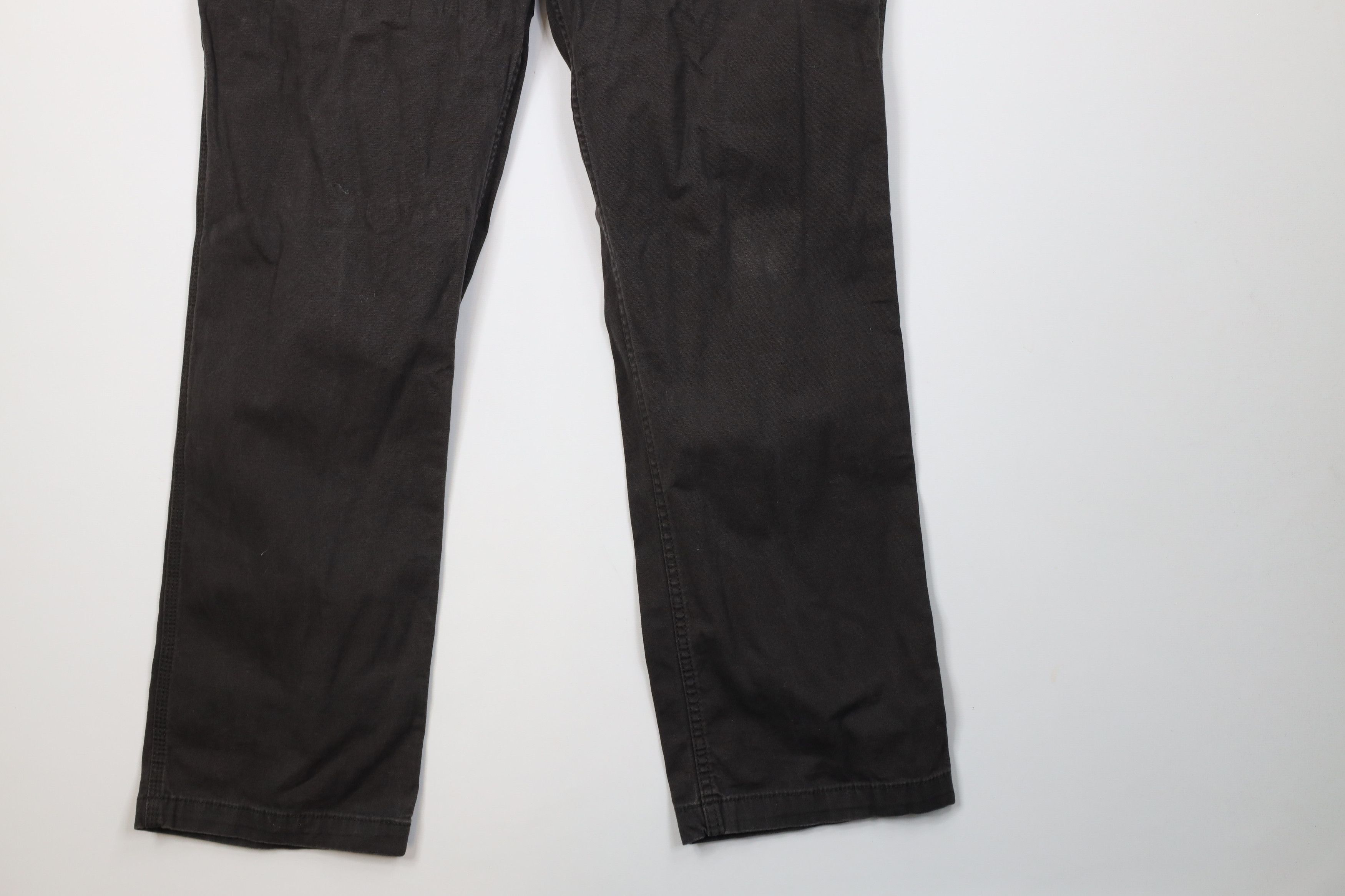 Carhartt Vintage Y2K Carhartt Wide Leg Dungaree Pants Peat Green Size US 36 / EU 52 - 4 Thumbnail