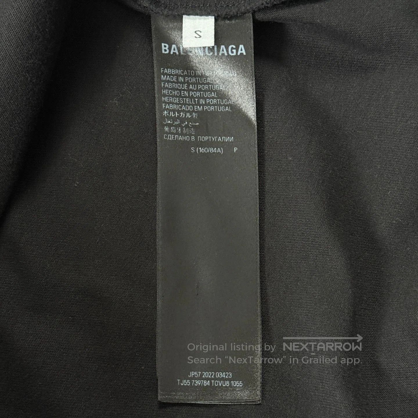 Balenciaga Balenciaga Black Crystal Double B T-shirt. Size US S / EU 44-46 / 1 - 4 Thumbnail