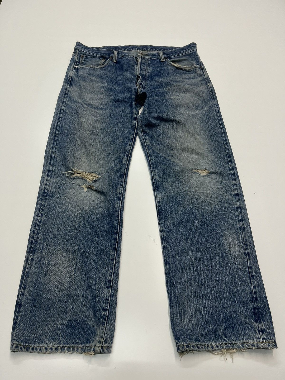 Burgus Plus BURGUS PLUS SELVEDGE DENIM SIZE 34 Size US 34 / EU 50 - 4 Thumbnail