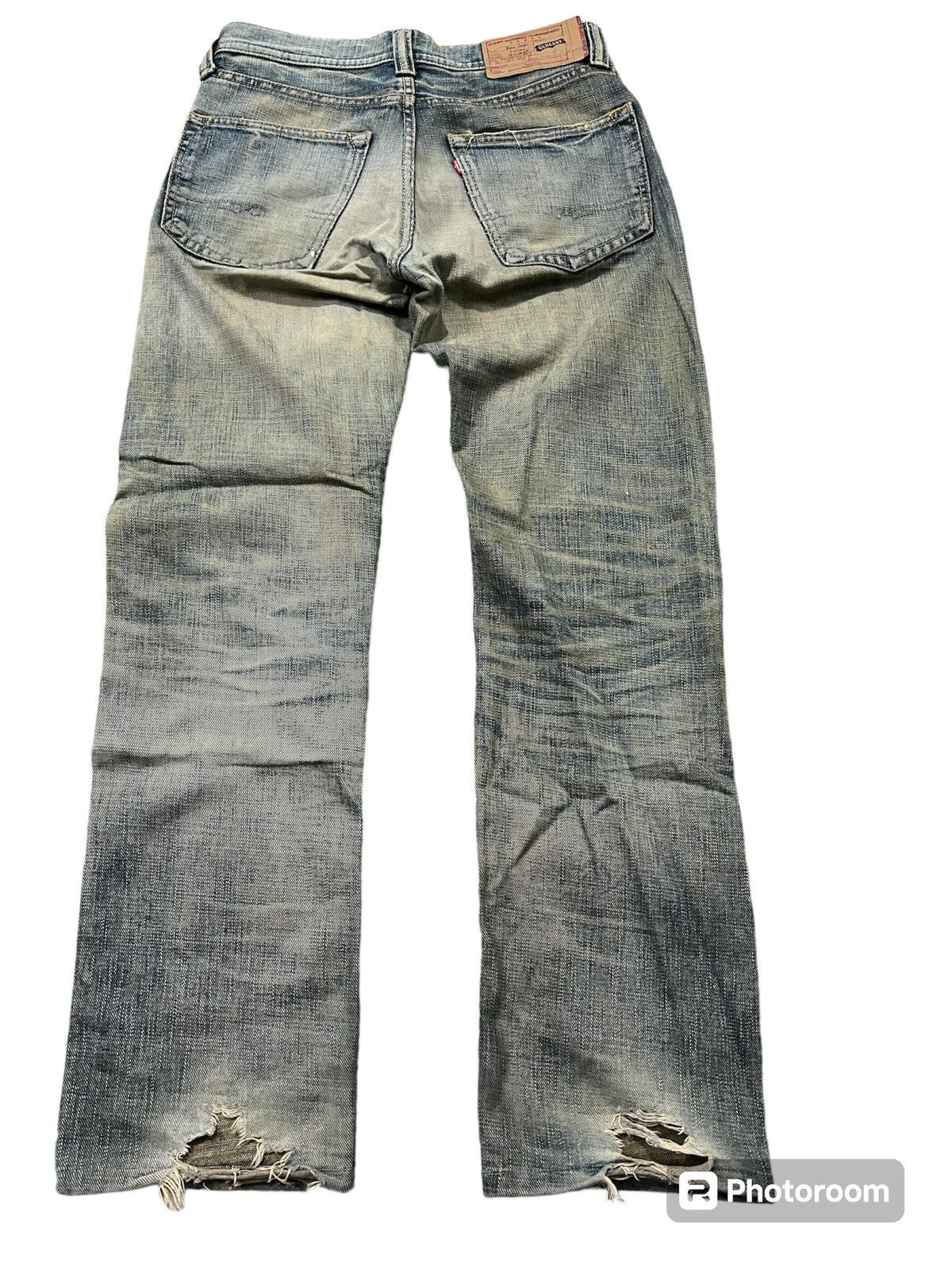 Japanese Brand GL HEART DISTRESSED RUSTY JEANS Size US 30 / EU 46 - 2 Thumbnail