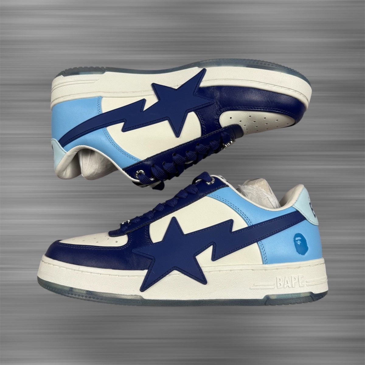 Bape A Bathing Ape Bape Sta OS Blue Shoes Size US 10 / EU 43 - 3 Thumbnail