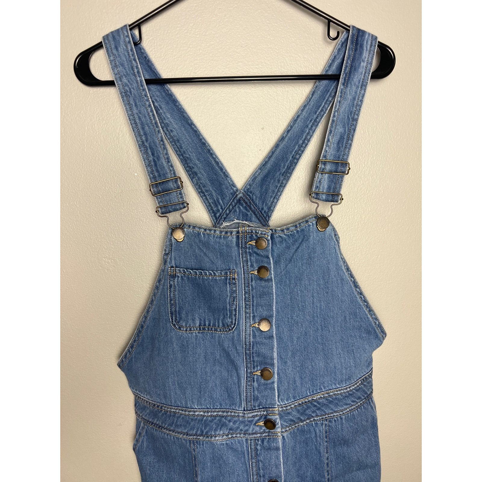 Other Life in Progress overall denim dress size Large Size 30" / US 8 / IT 44 - 2 Thumbnail