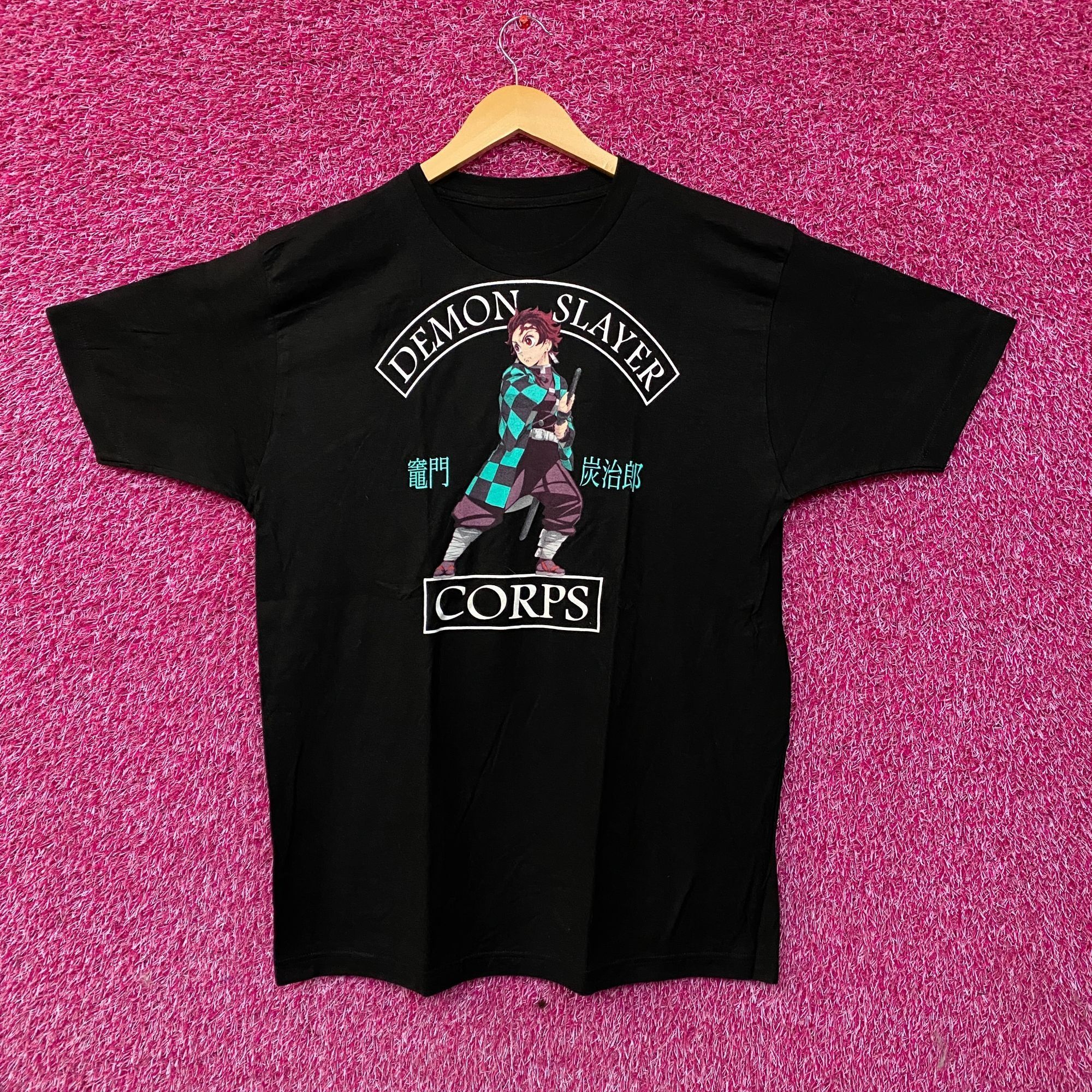 Slayer Demon Slayer Corpse Tanjiro Kamado Anime T-Shirt Large Size US L / EU 52-54 / 3 - 1 Thumbnail