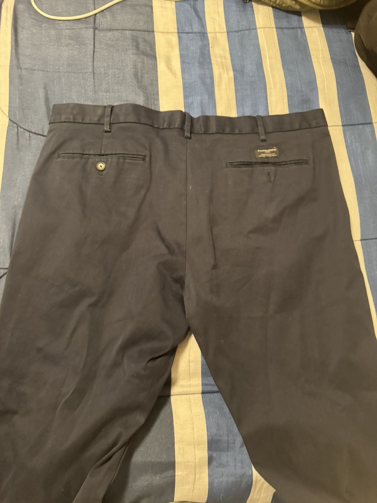 Banana Republic Banana Republic Slim Rapid Movement Chino Navy Blue Size US 42 / EU 58 - 7 Thumbnail