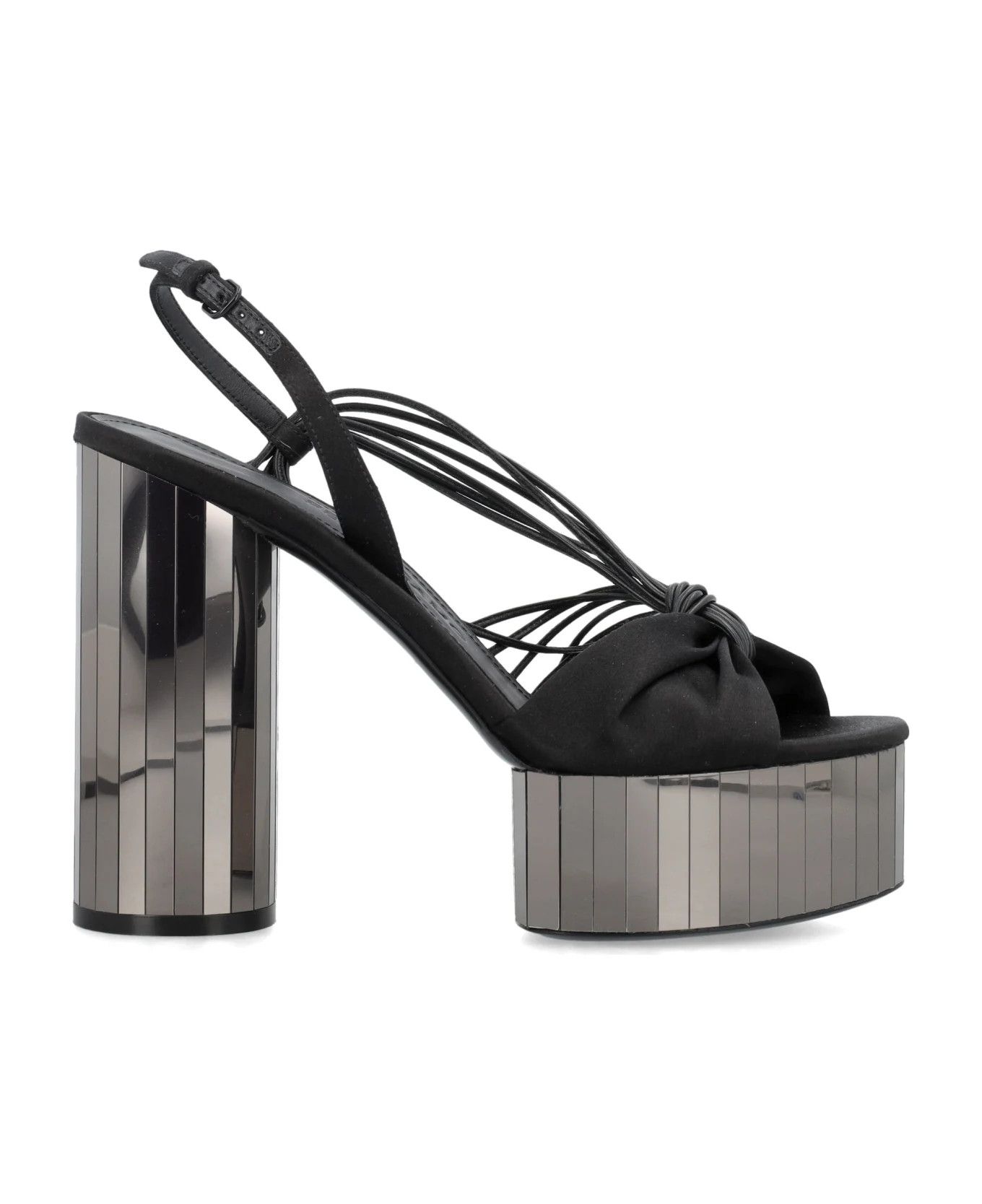 Salvatore Ferragamo o1y0426 Slingback Sandals in Black Size US 6 / IT 36 - 1 Thumbnail