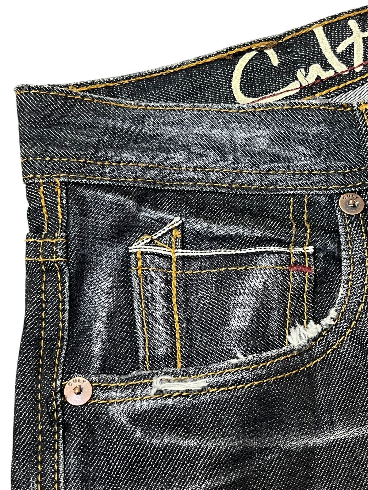 Cult Of Individuality ARCHIVE JAPANESE CULT OF INDIVIDUALITY SELVEDGE JEANS Size US 31 - 7 Thumbnail