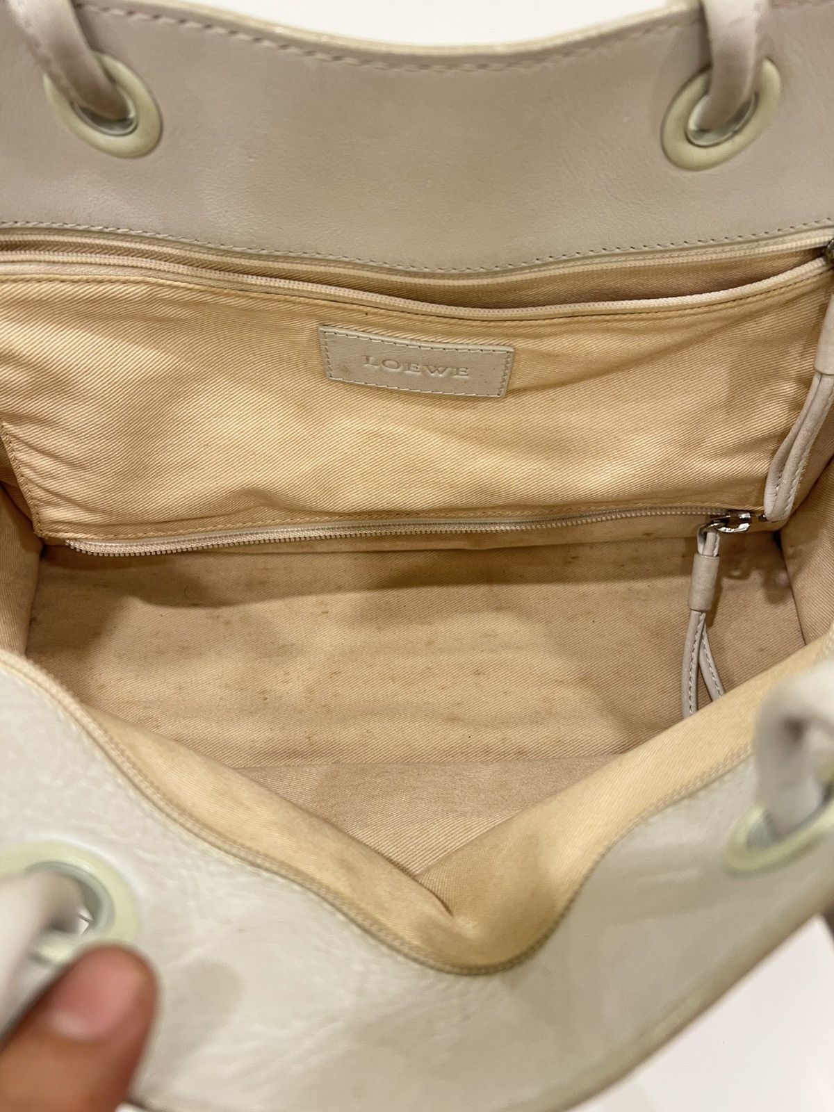 Loewe Loewe White Leather Crown totebag Size ONE SIZE - 18 Thumbnail