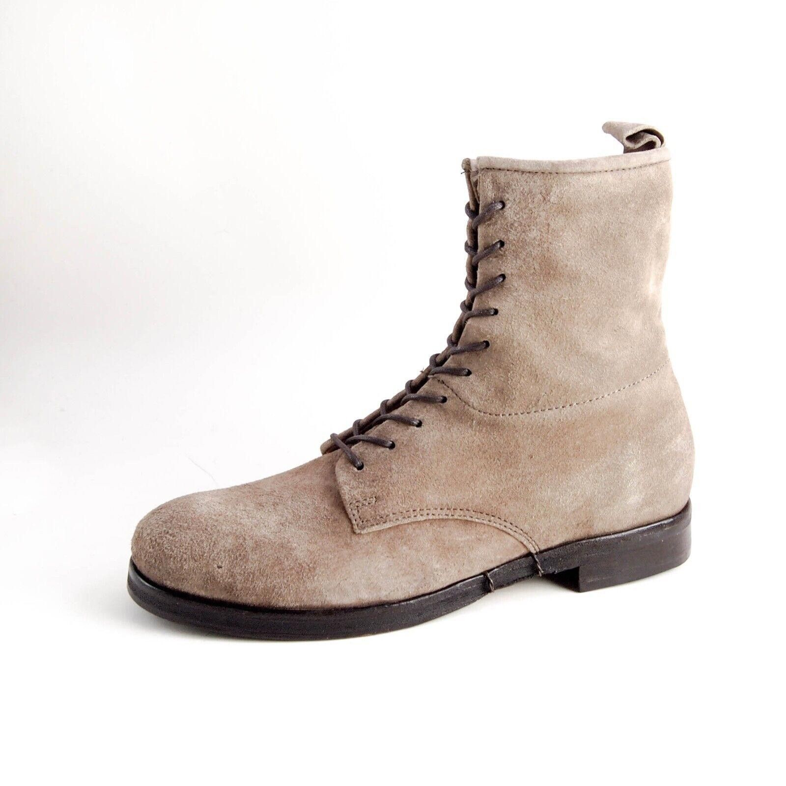 AS98 Combat Boots Brown Suede Size US 10.5 EU 43.5
