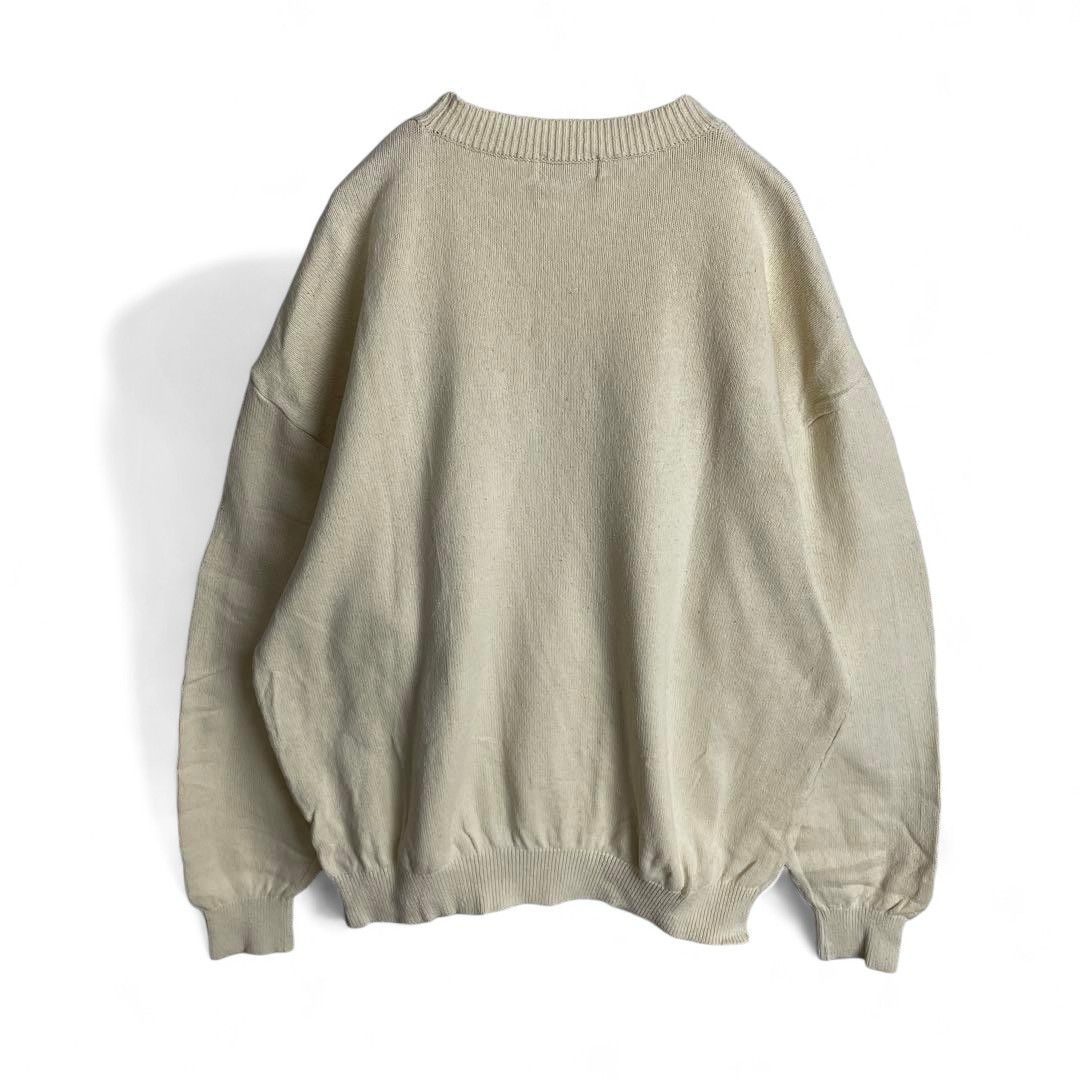 Hysteric Glamour Hysteric Glamour - L Beige Knit Sweater Ultra Rare Y2K 00s Size US L / EU 52-54 / 3 - 4 Thumbnail
