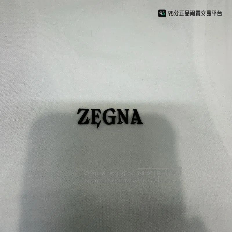 Ermenegildo Zegna Zegna FW22 Solid Logo Stripe Trim Short Sleeve Polo. Size US S / EU 44-46 / 1 - 2 Thumbnail
