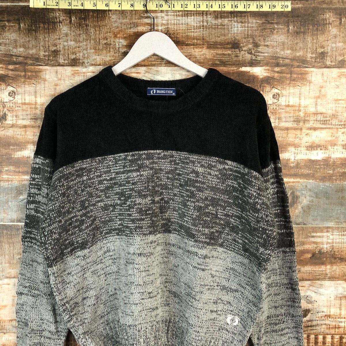 Hang Ten × Homespun Knitwear × Vintage Hang Ten Grey vintage Knitwear #A1570 Size US M / EU 48-50 / 2 - 5 Thumbnail
