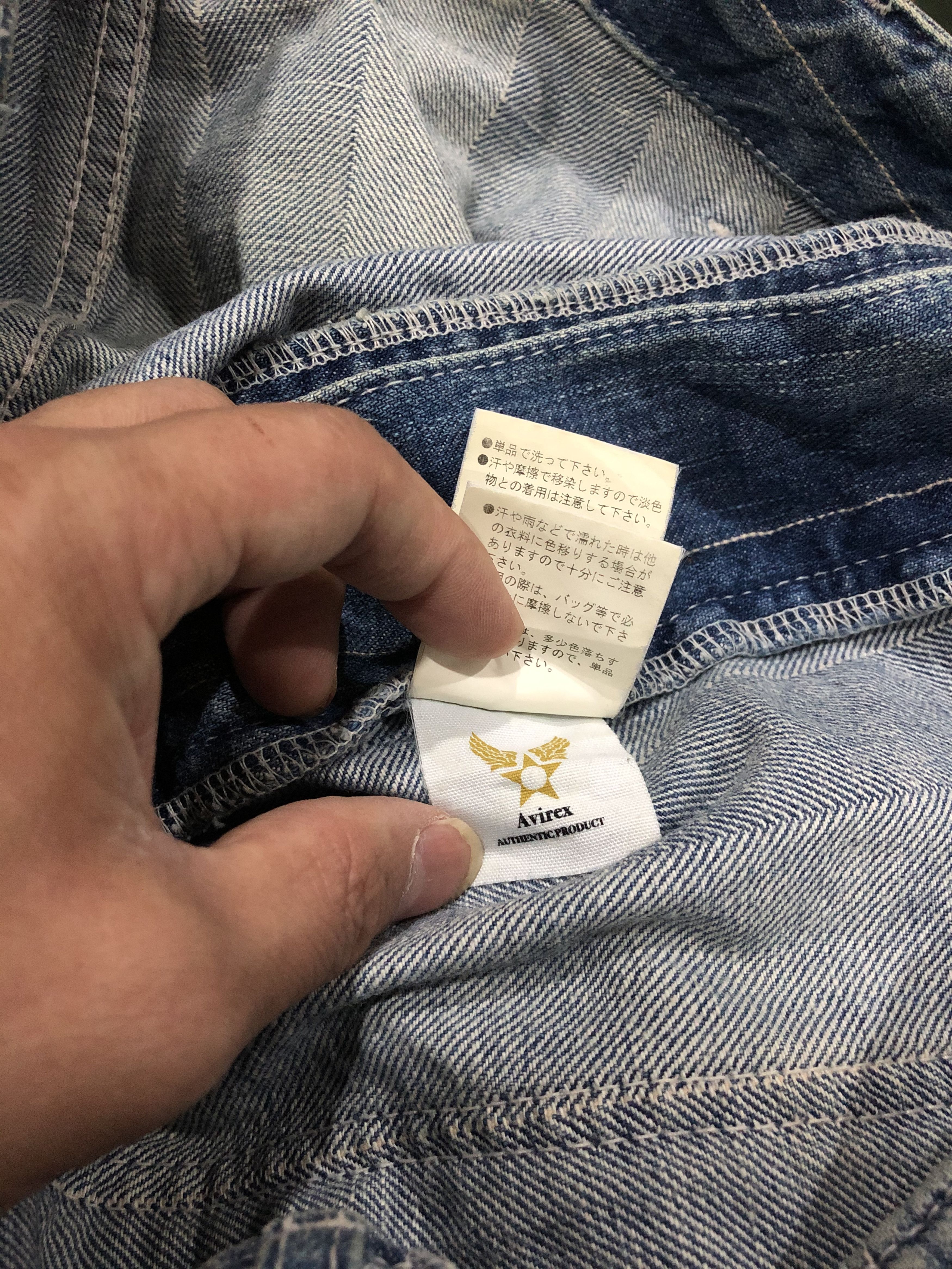 Avirex Vintage Avirex Army Usn Denim Baker Pants Size US 34 / EU 50 - 11 Thumbnail