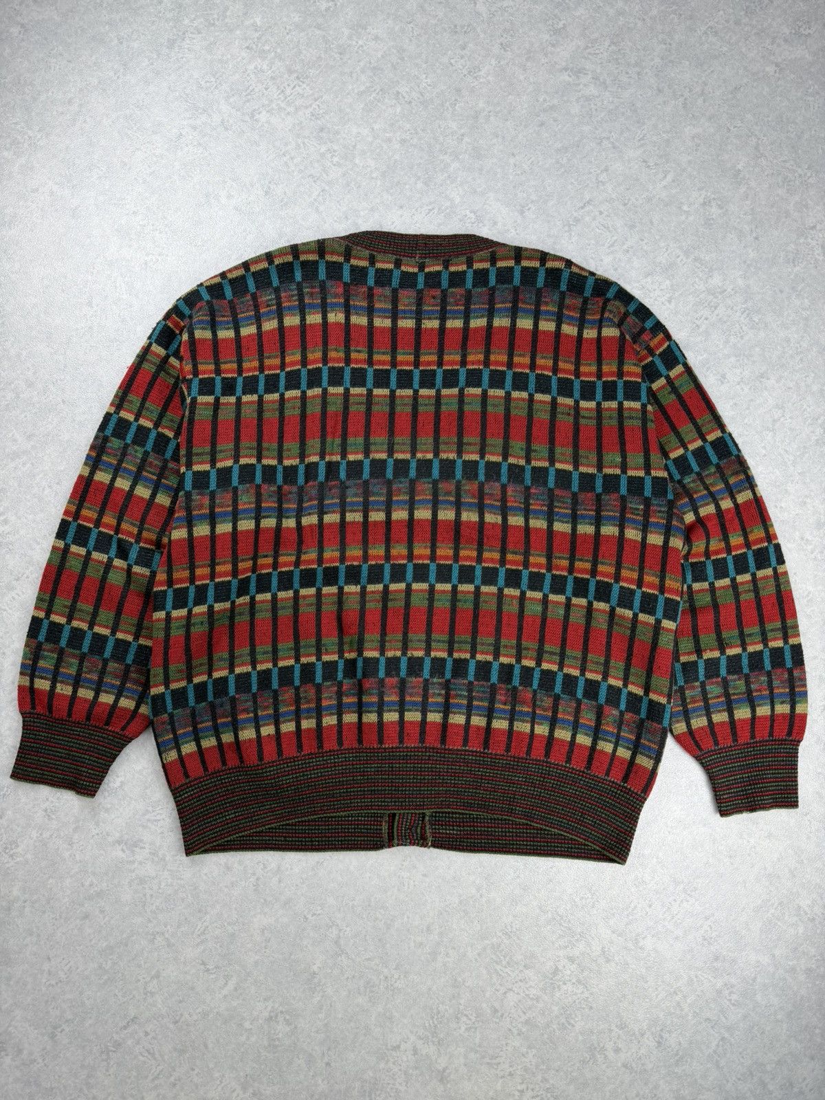 Missoni Missoni Sport Vintage Wool Knit Cardigan Sweater Size US XXL / EU 58 / 5 - 11 Thumbnail