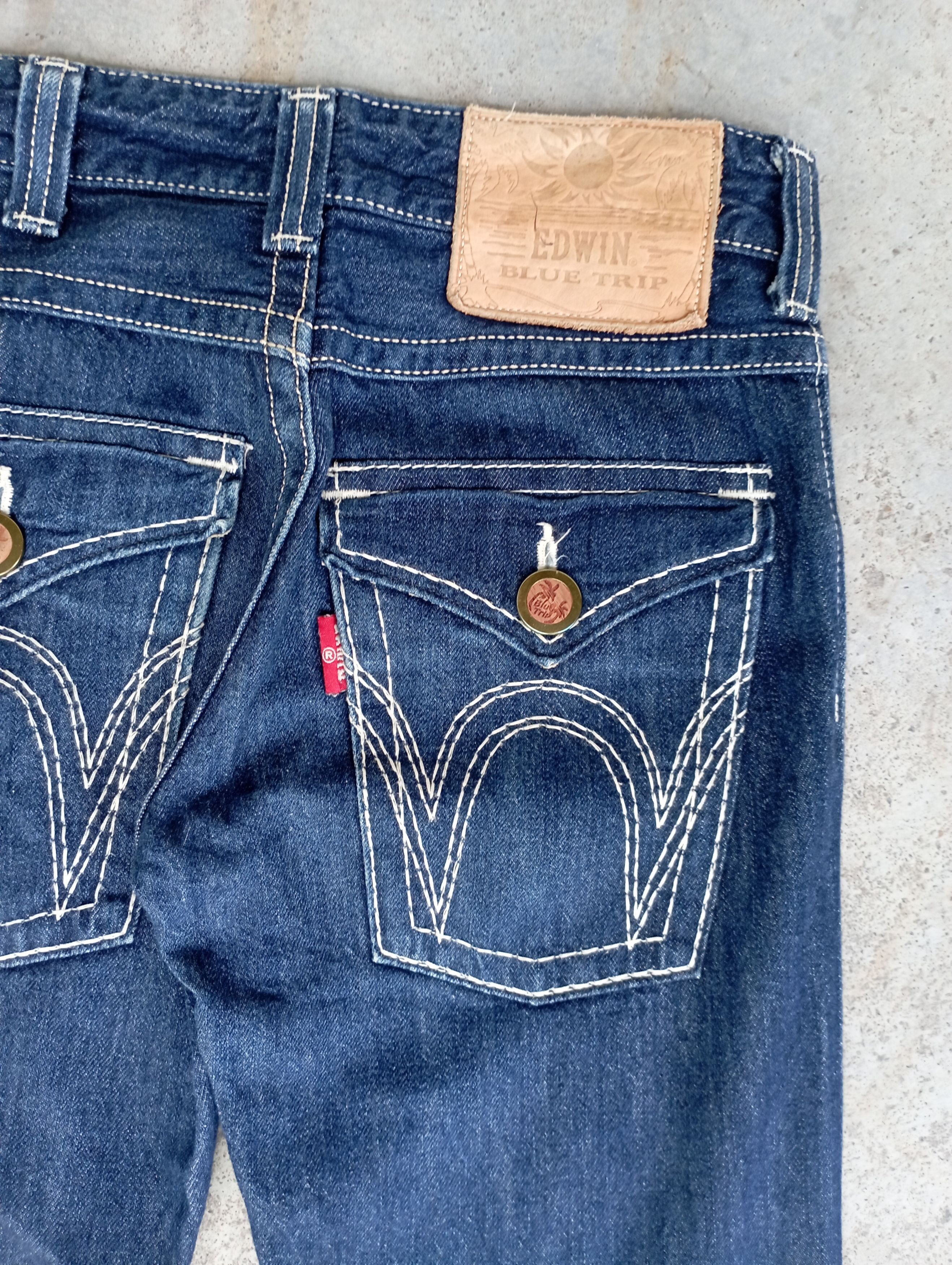 Tornado Mart Flare Jeans Japan Edwin Blue Trip Bootcut Jeans Size US 28 / EU 44 - 11 Thumbnail