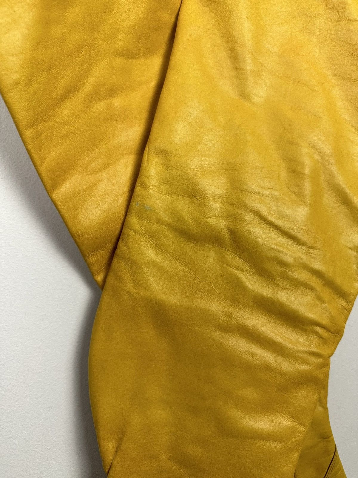 Rick Owens FW22 ‘STROBE Lemon Cargo Strobe Gloves Size ONE SIZE - 4 Thumbnail