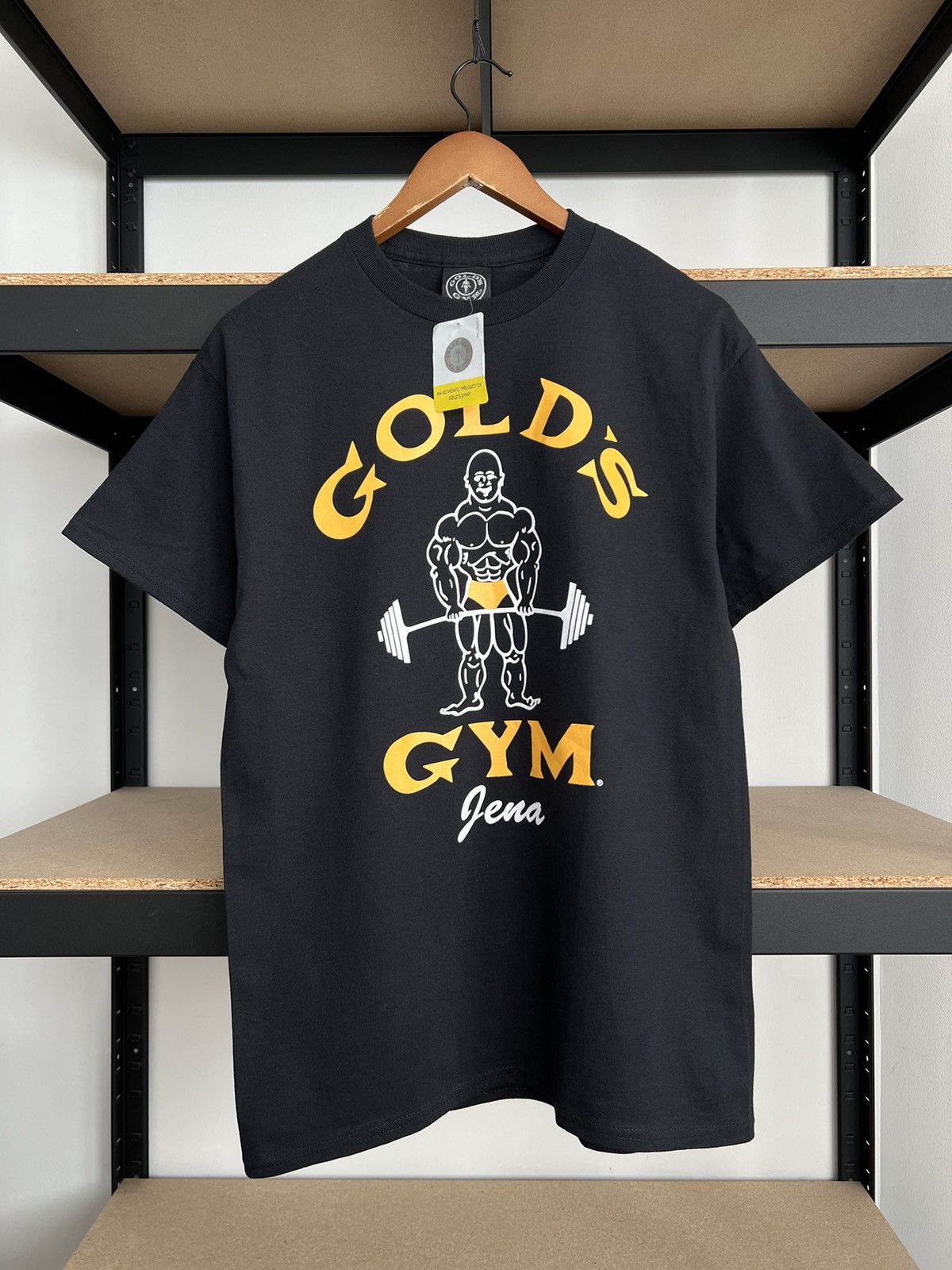 Vintage Golds Gym Bodybuilding Workout Sport Black T-shirt Size US M / EU 48-50 / 2 - 2 Thumbnail