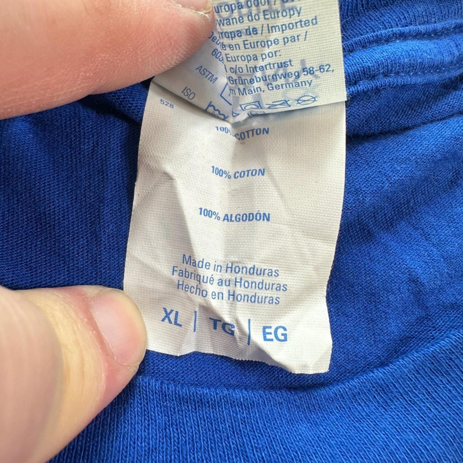 Other Mighty Mouse Graphic T Shirt Blue XL Ring Spun Fan Favorite Size US XL / EU 56 / 4 - 5 Thumbnail
